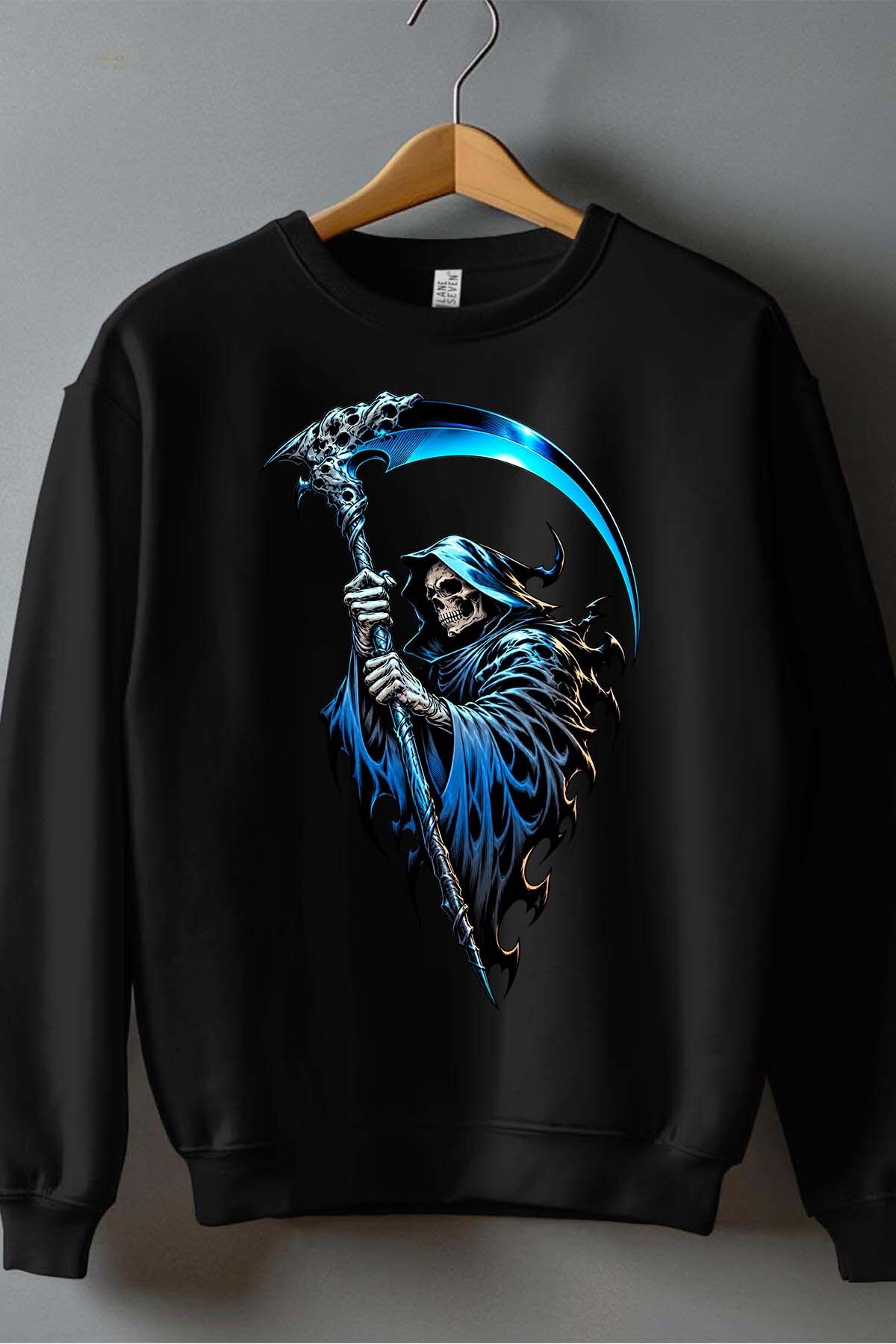 Grossiste I.A.L.D FRANCE - The death halloween - Sweat Col Rond Garçon