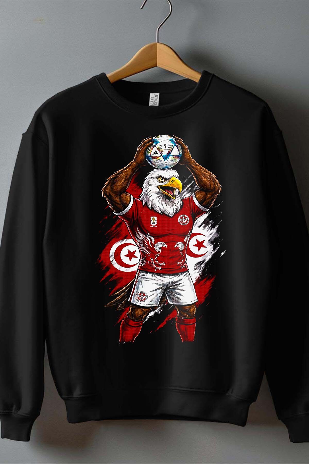 Grossiste I.A.L.D FRANCE - Tunisia 1 Mascot - Sweat Col Rond Garçon