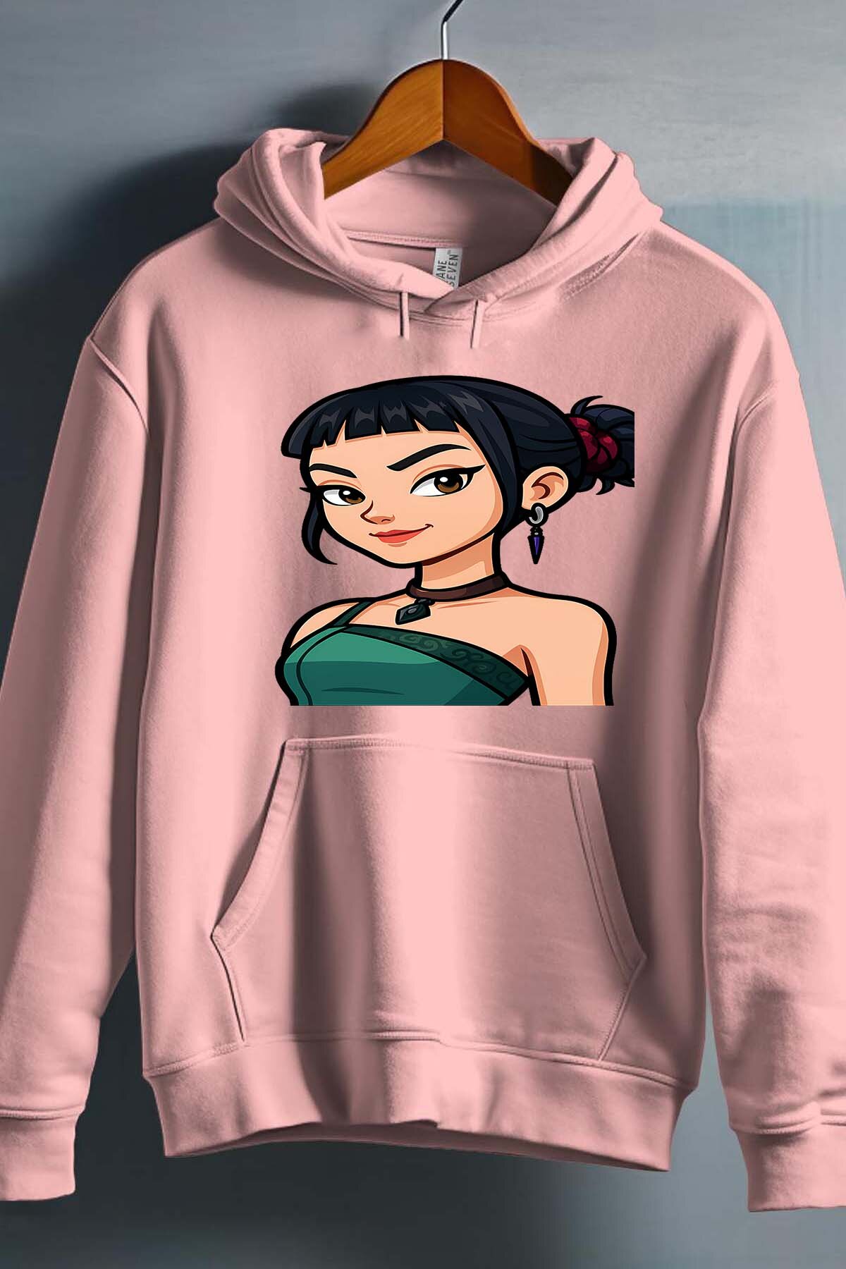 Grossiste I.A.L.D FRANCE - Zoey cartoon - Sweat Capuche Fille