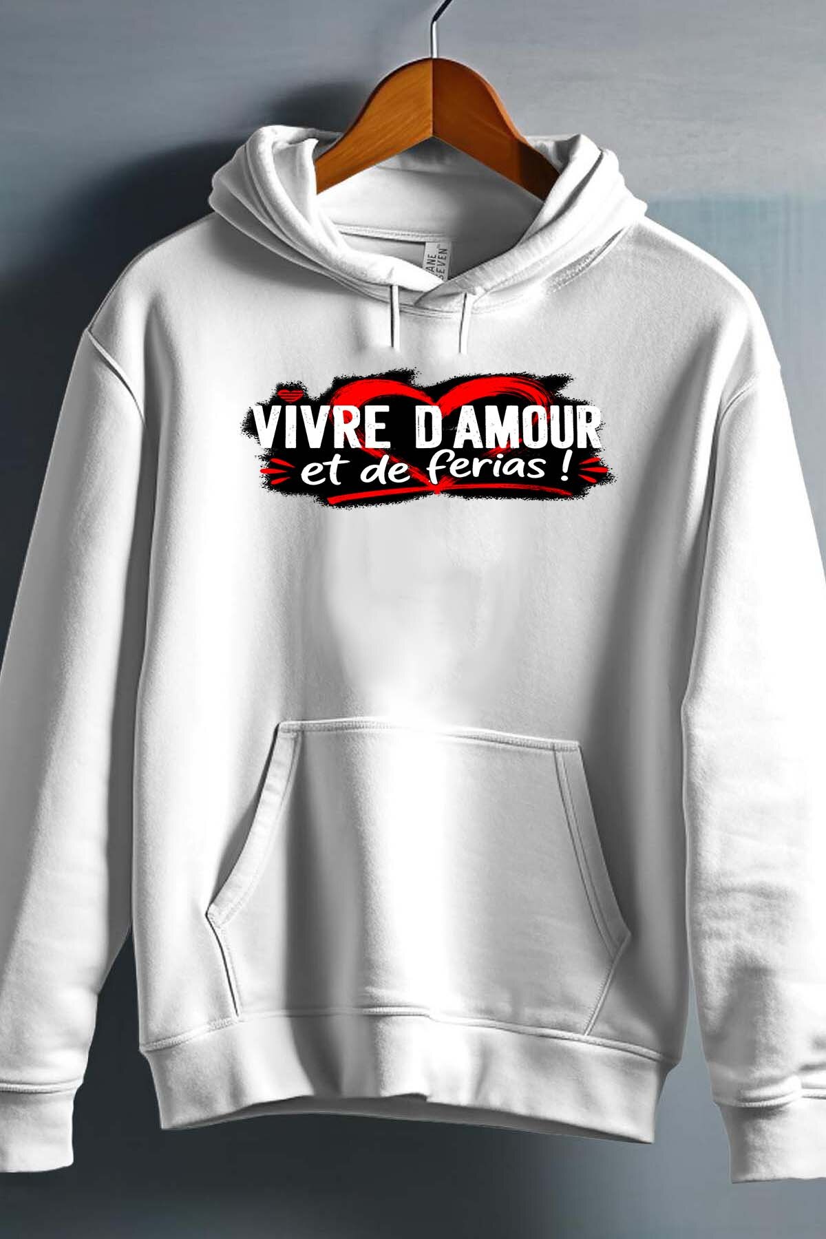 Grossiste I.A.L.D FRANCE - Vive amour ferias - Sweat Capuche Fille