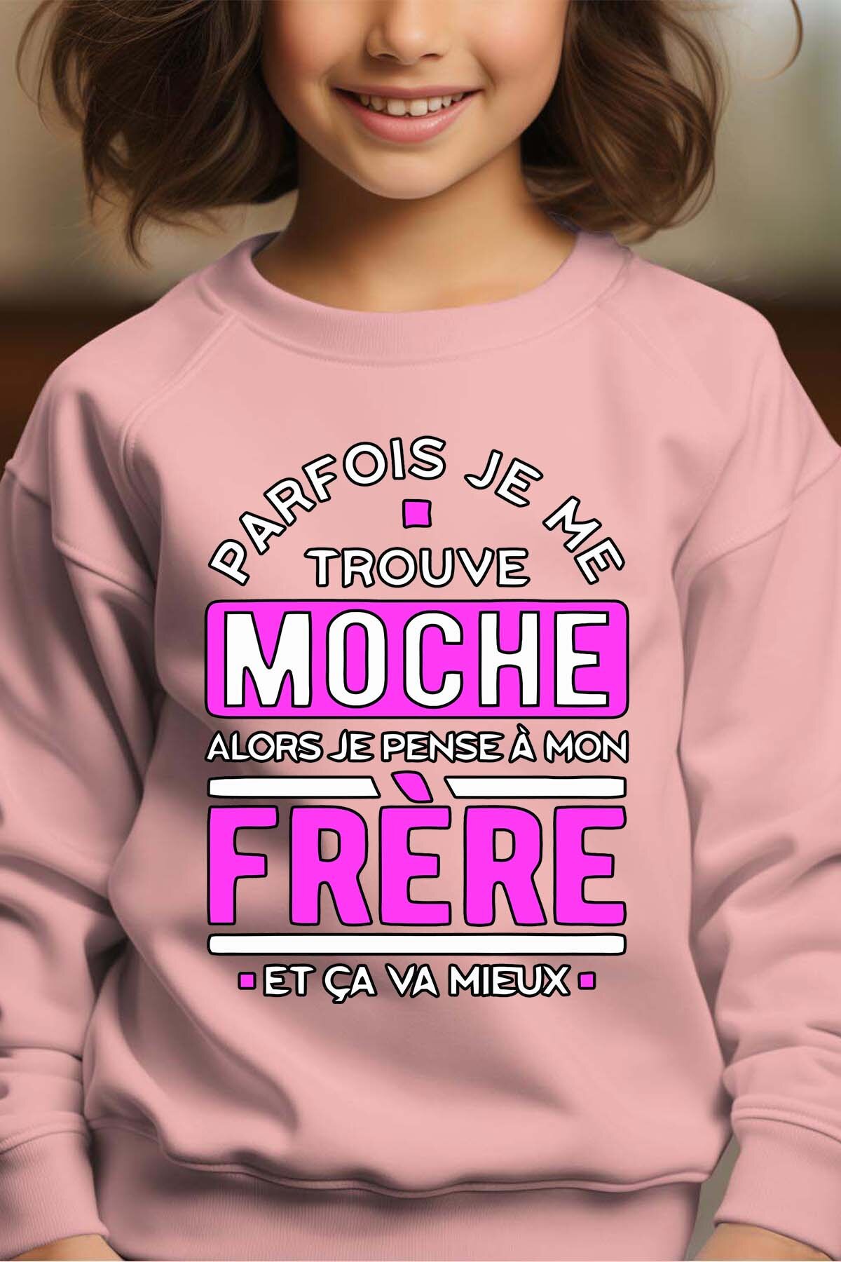 Grossista I.A.L.D FRANCE - Moche fratello Donna - Felpa girocollo Ragazza