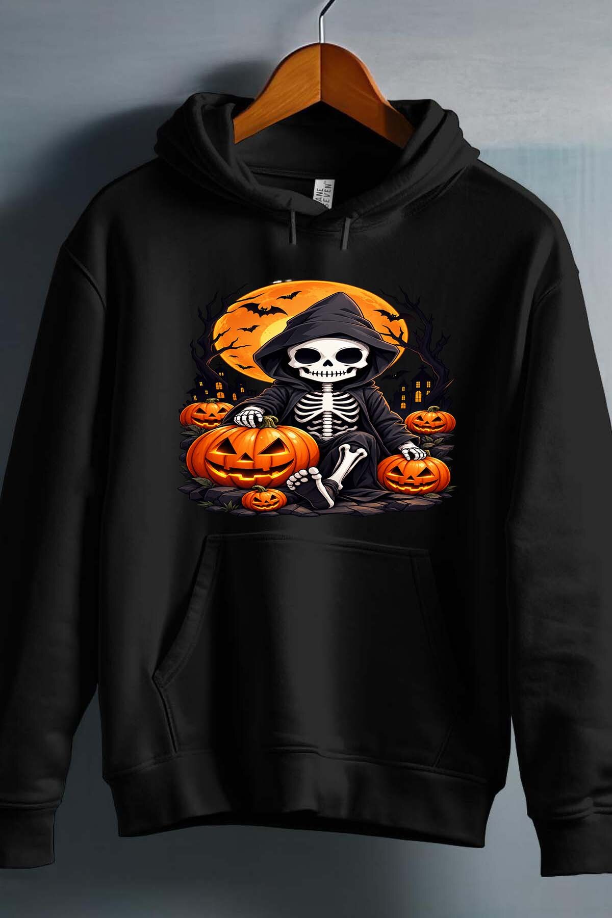 Grossiste I.A.L.D FRANCE - Skull grave haloween - Sweat Capuche Garçon