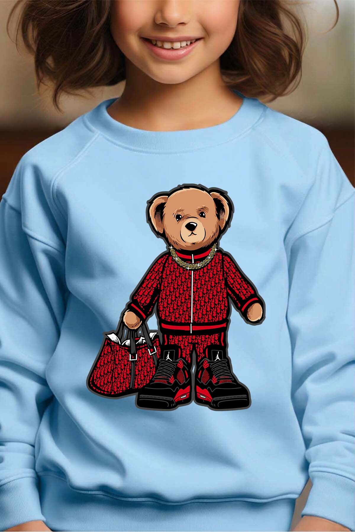 Grossiste I.A.L.D FRANCE - Ours Deluxe - Sweat Col Rond Fille
