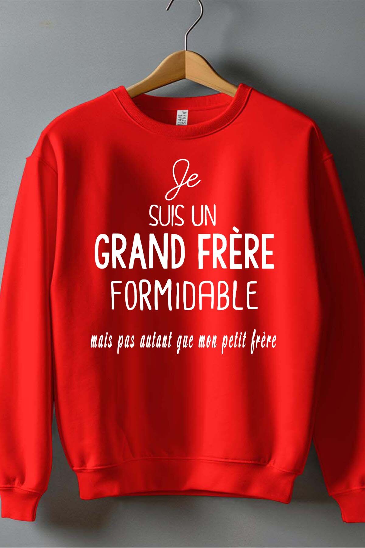 Grossista I.A.L.D FRANCE - Grande FRATELLO FORMIDABILE - Felpa girocollo Ragazzo