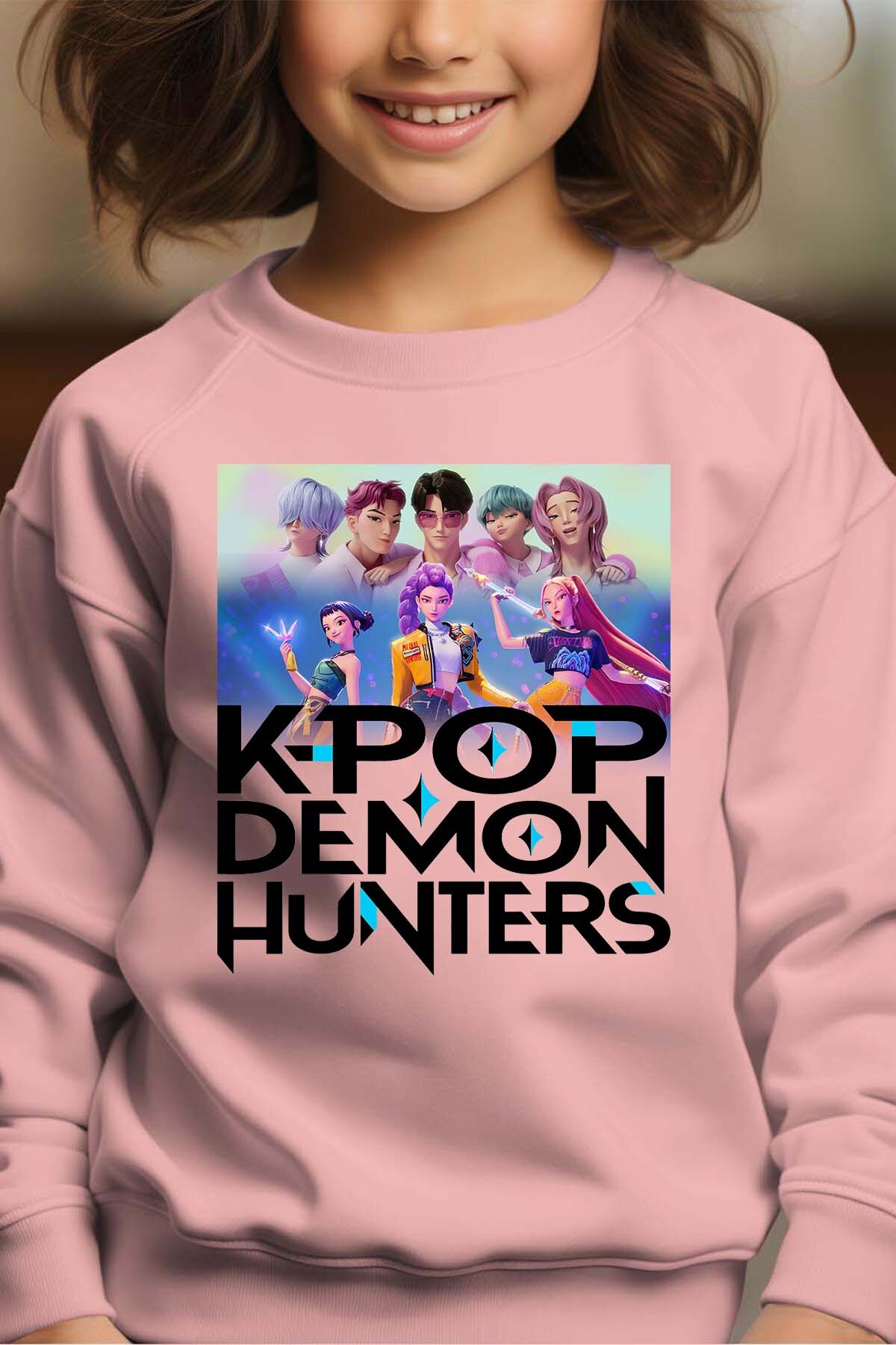 Grossiste I.A.L.D FRANCE - Kpop Girls & Saja Boys - Sweat Col Rond Fille