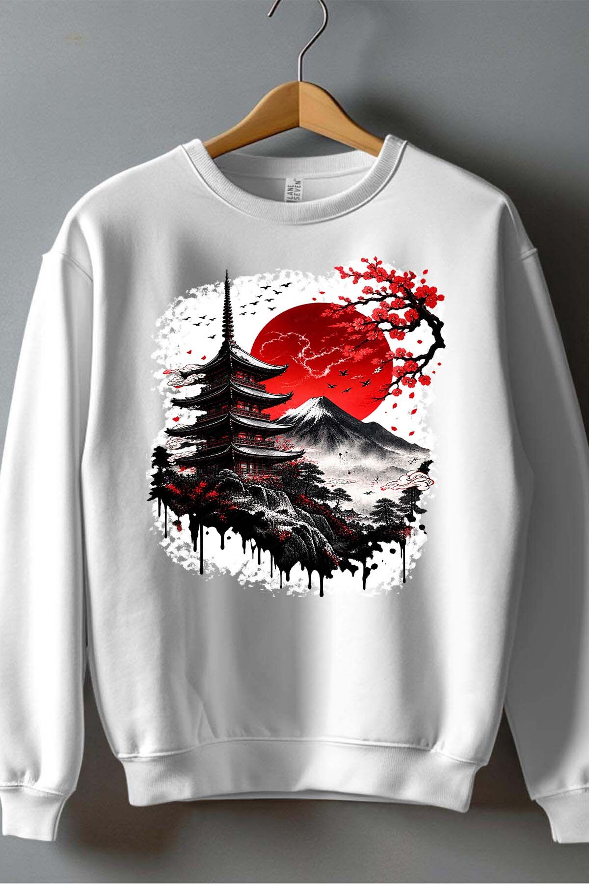 Wholesaler I.A.L.D FRANCE - Red Sun sakura - Crewneck sweatshirt Boy