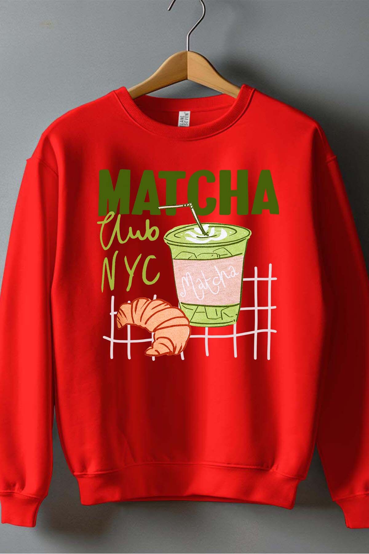 Grossiste I.A.L.D FRANCE - Matcha club nyc - Sweat Col Rond Garçon