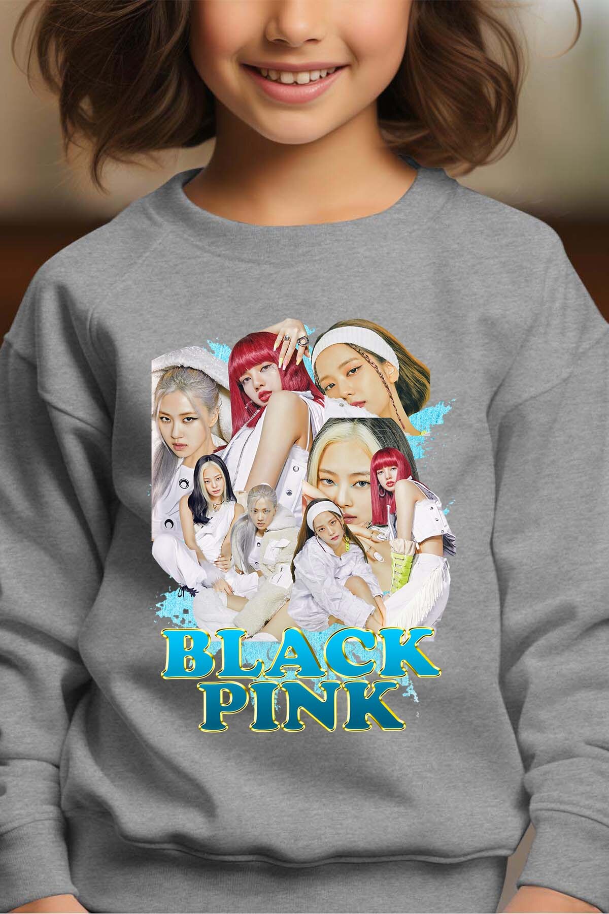 Mayorista I.A.L.D FRANCE - BLACKPINK 8 - Sudadera con cuello redondo Niña