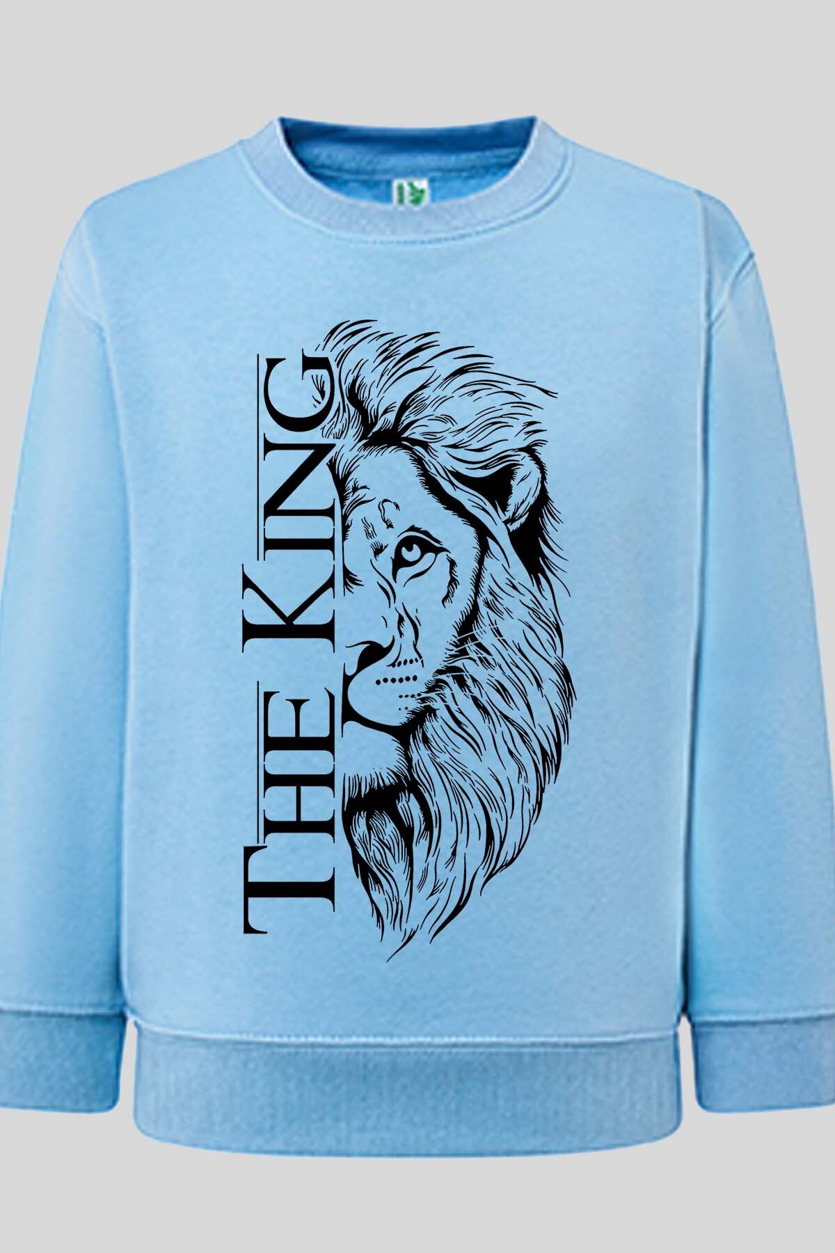 Grossiste I.A.L.D FRANCE - THE king - Sweat Col Rond Garçon