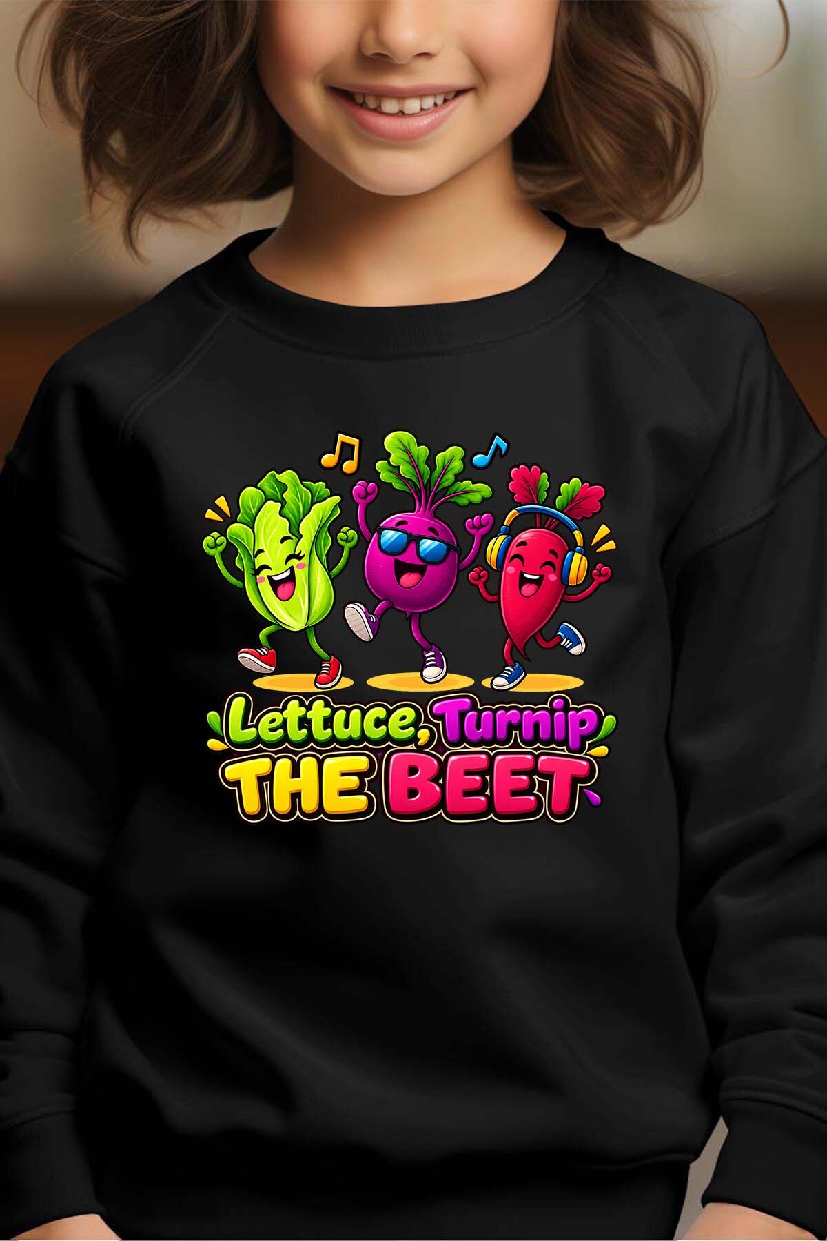 Mayorista I.A.L.D FRANCE - Lettuce the Beet - Sudadera con cuello redondo Niña