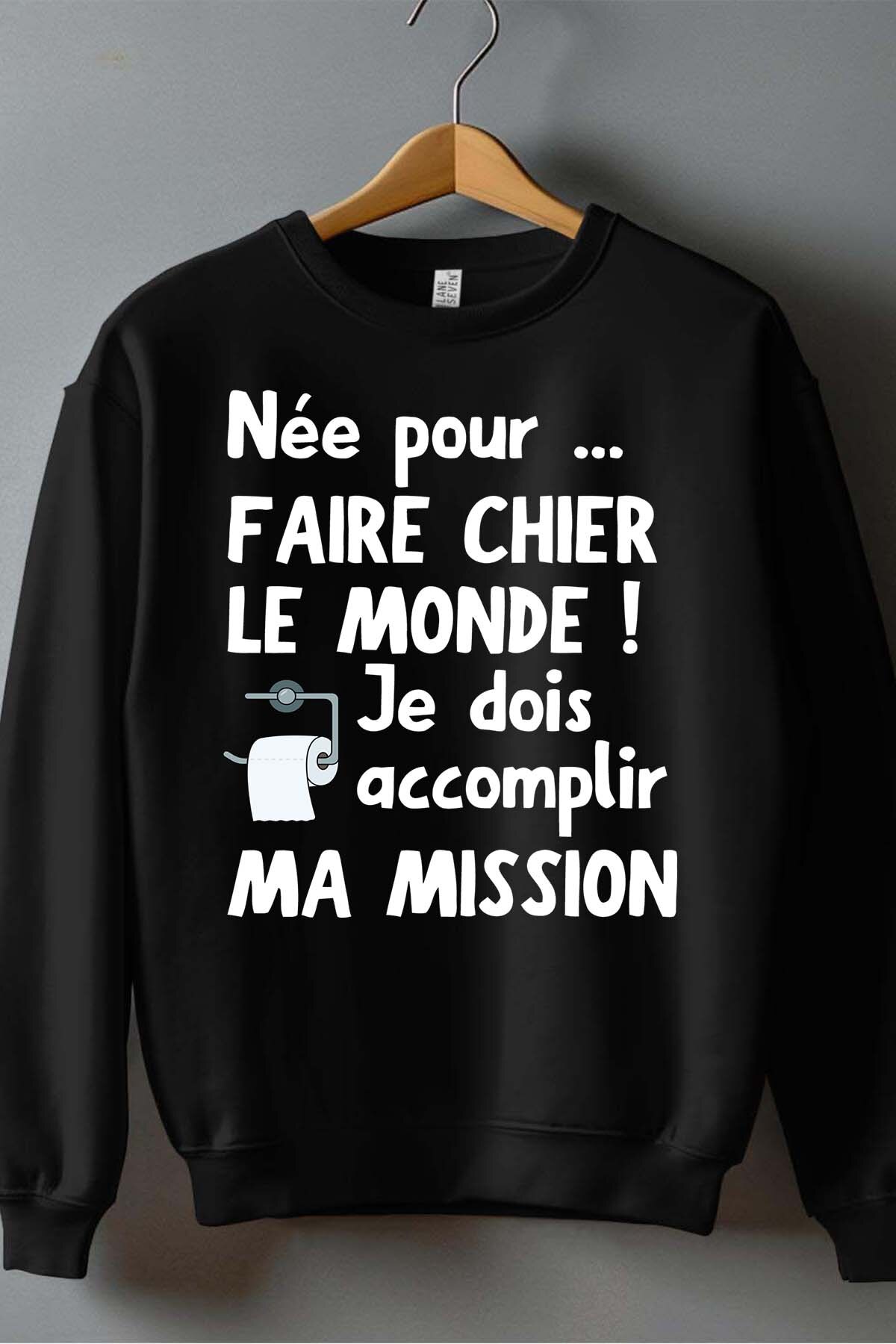 Grossiste I.A.L.D FRANCE - Néé chier - Sweat Col Rond Garçon