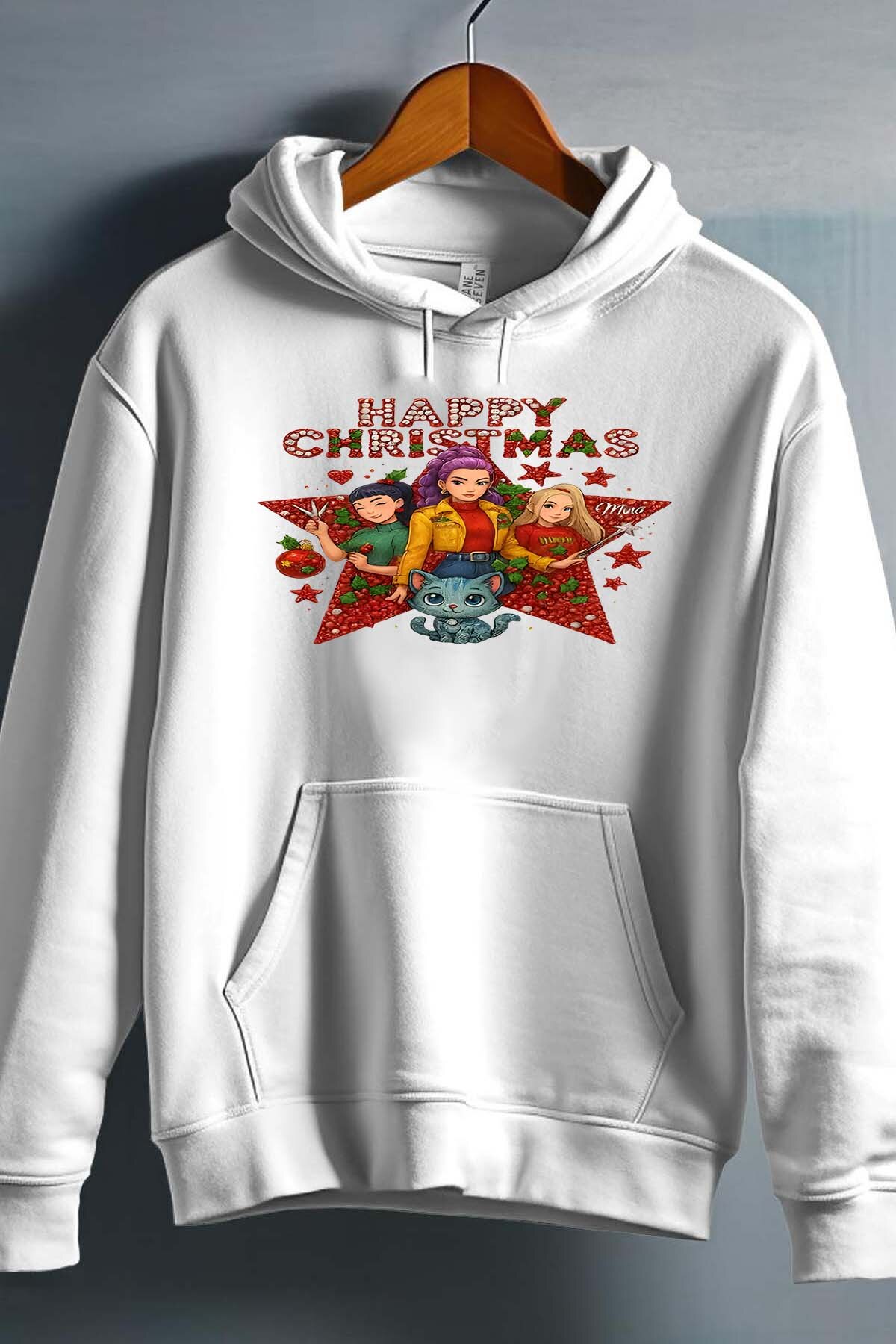 Wholesaler I.A.L.D FRANCE - Star DH Xmas - Hooded sweatshirt Girl