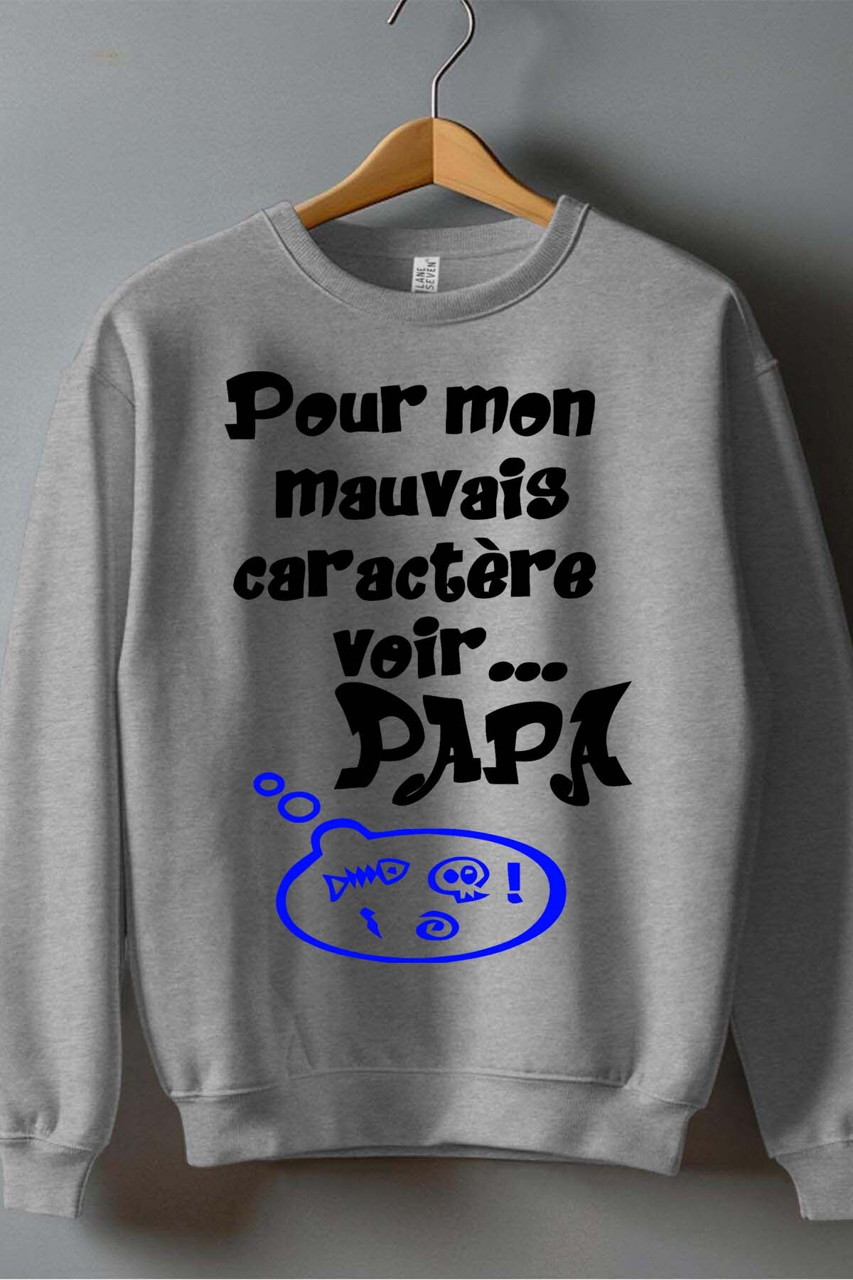 Grossiste I.A.L.D FRANCE - Mauvais caractere - Sweat Col Rond Garçon
