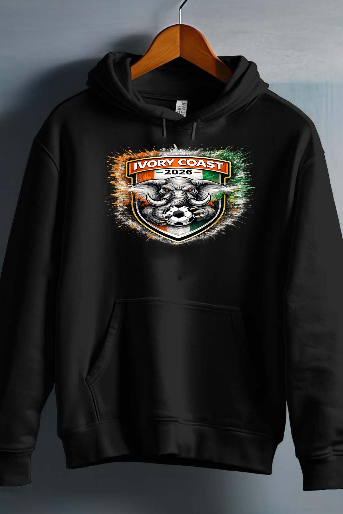 Grossiste I.A.L.D FRANCE - Patch Cote d'ivoire - Sweat Capuche Garçon