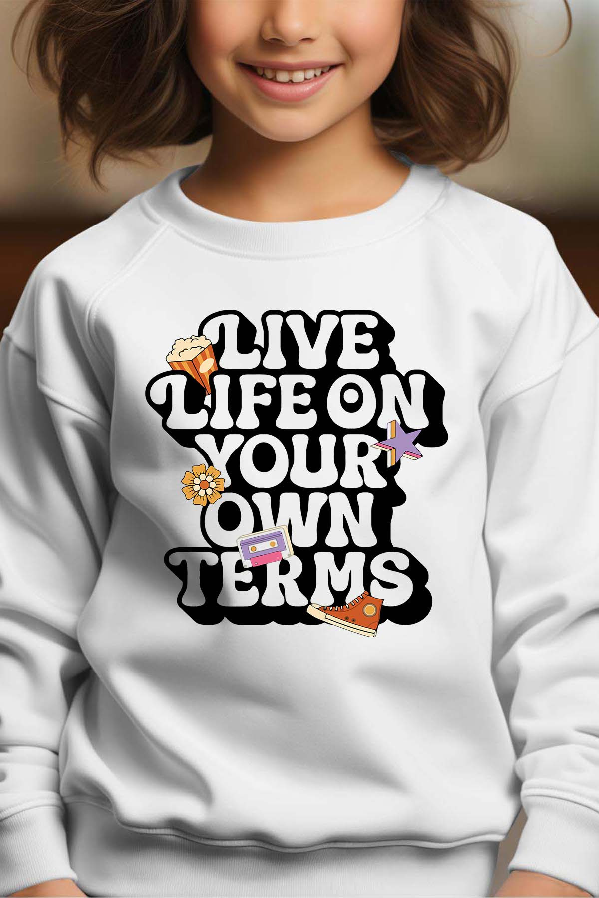Mayorista I.A.L.D FRANCE - Vive la vida en tus propios términos - Sudadera niña