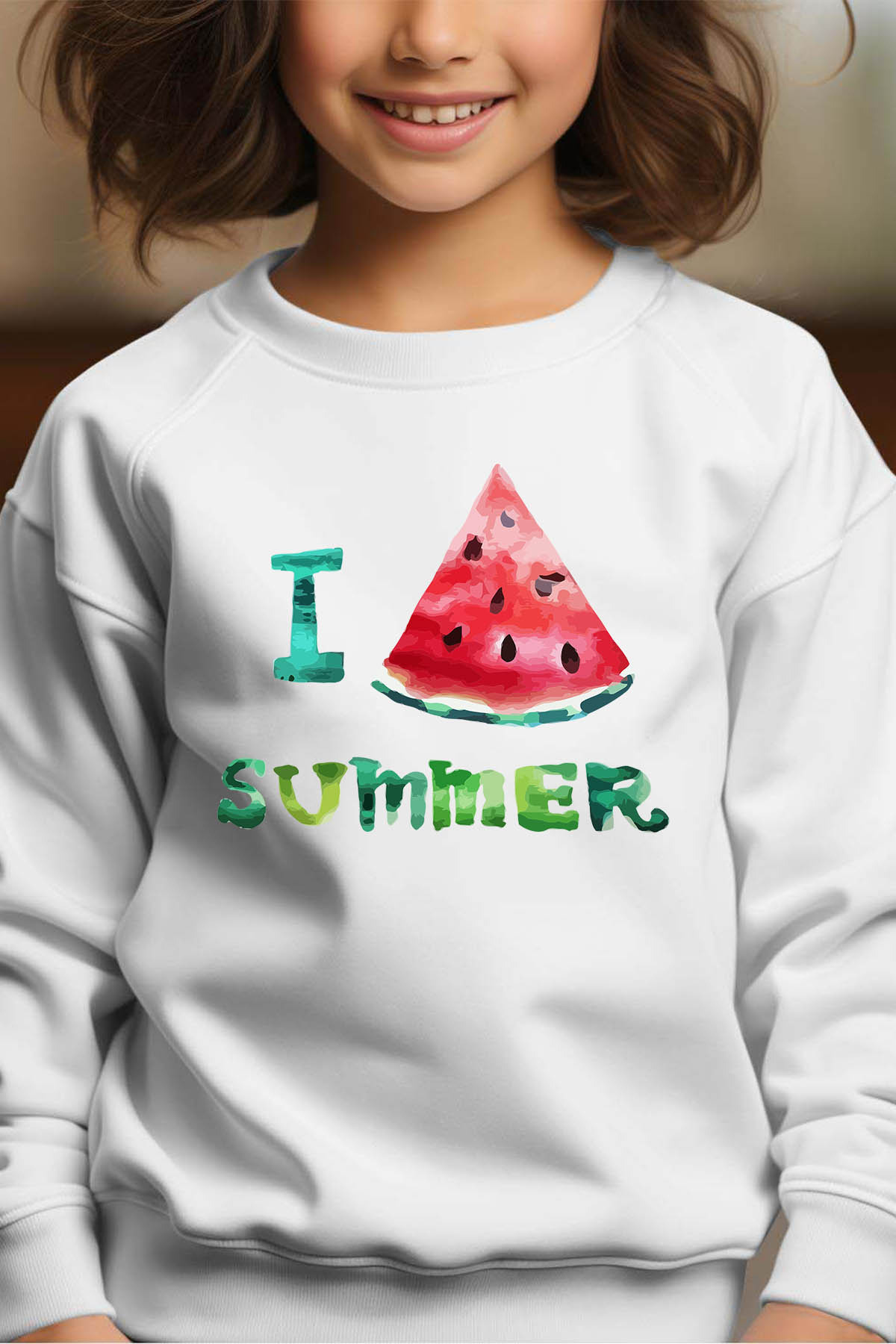 Grossiste I.A.L.D FRANCE - Pastek summer - Sweat Col Rond Fille