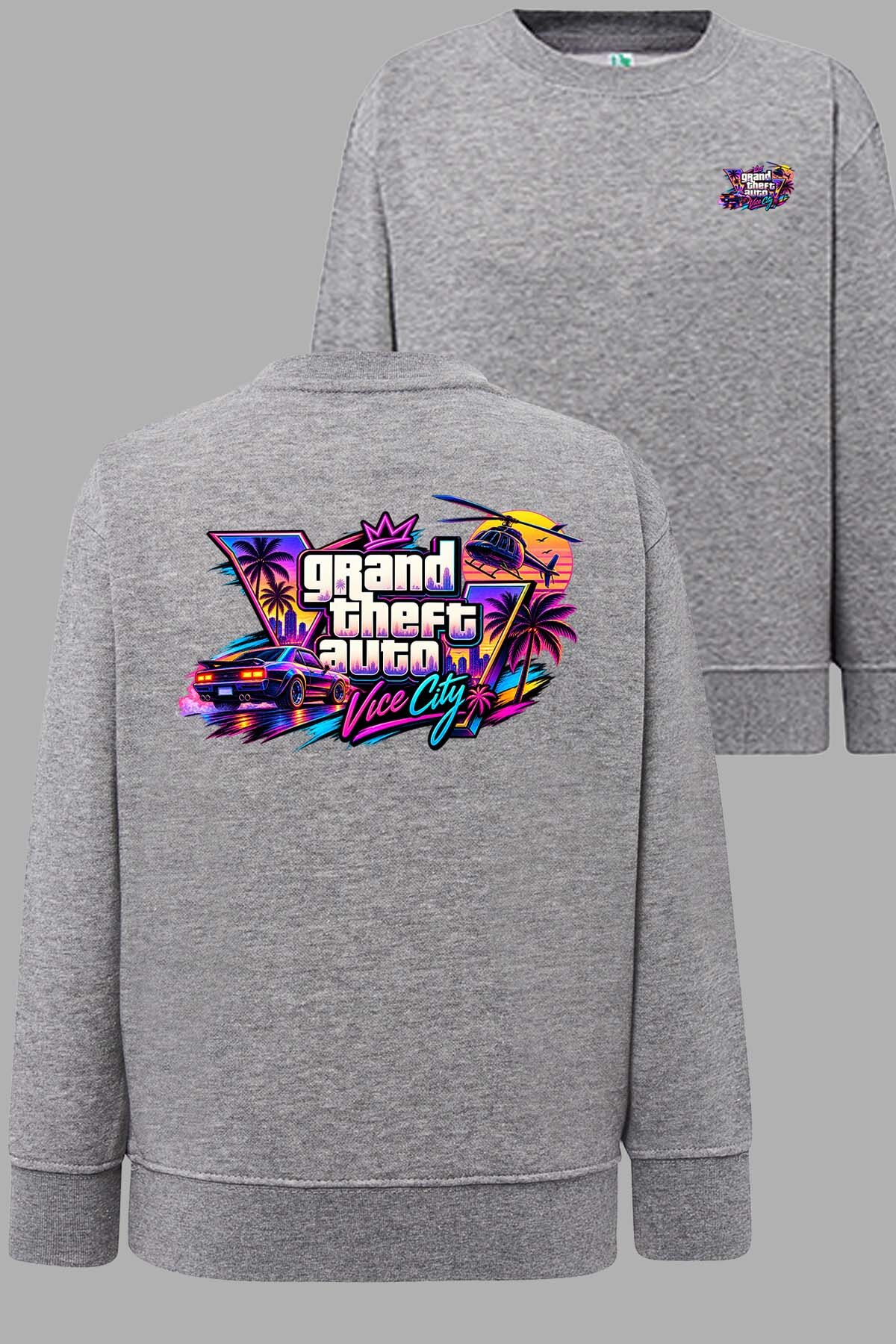 Grossiste I.A.L.D FRANCE - G Theft Auto - Sweat Col Rond Garçon