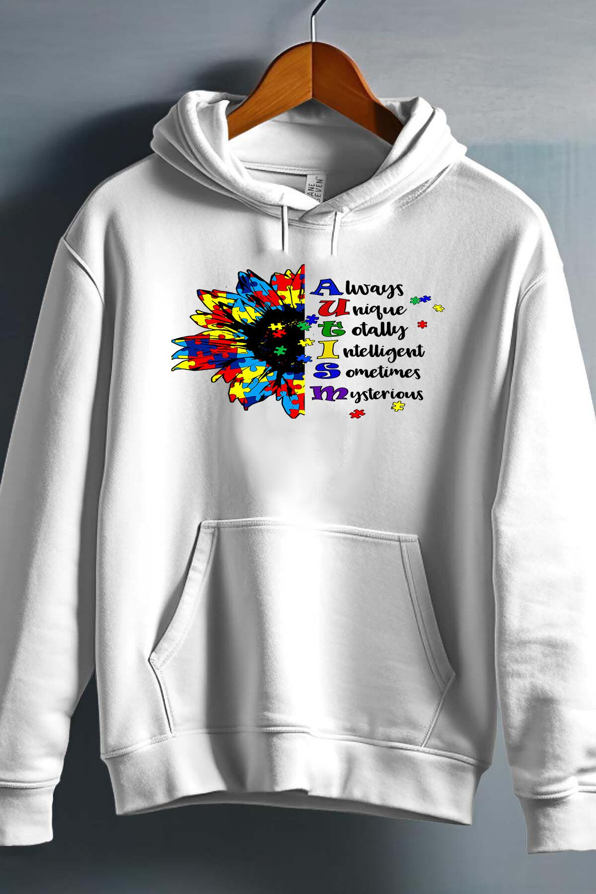 Wholesaler I.A.L.D FRANCE - Autism Sunflower - Hooded sweatshirt Girl