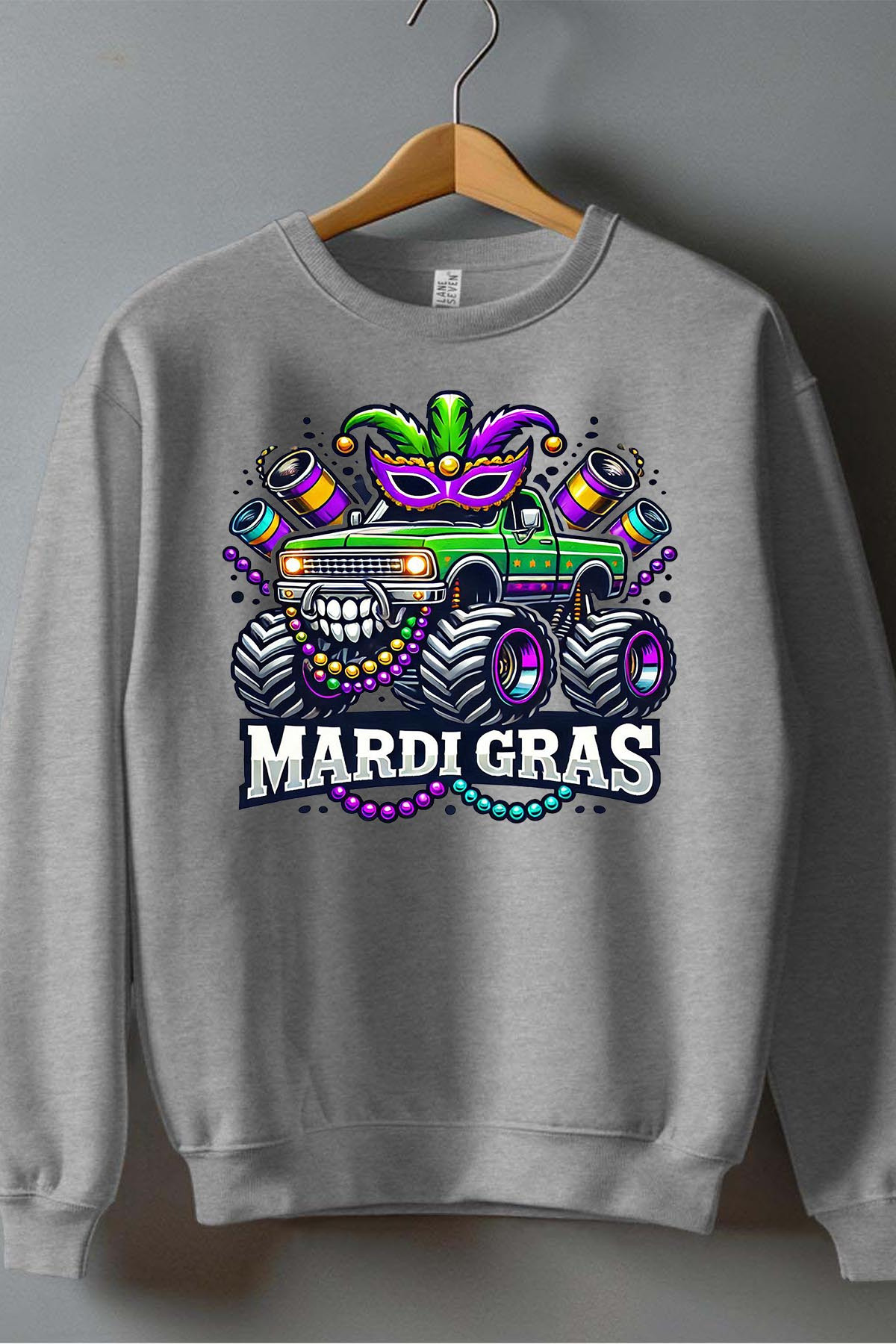 Grossista I.A.L.D FRANCE - Martedì Gras Truck Png - Round Garn Boy Sweat