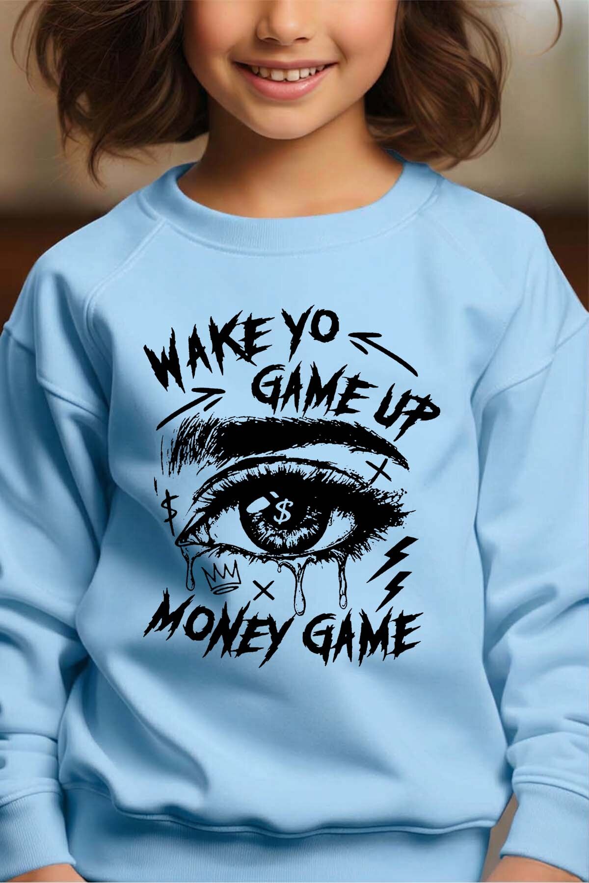 Großhändler I.A.L.D FRANCE - Wake Game Up - Rundhals-Sweatshirt Mädchen