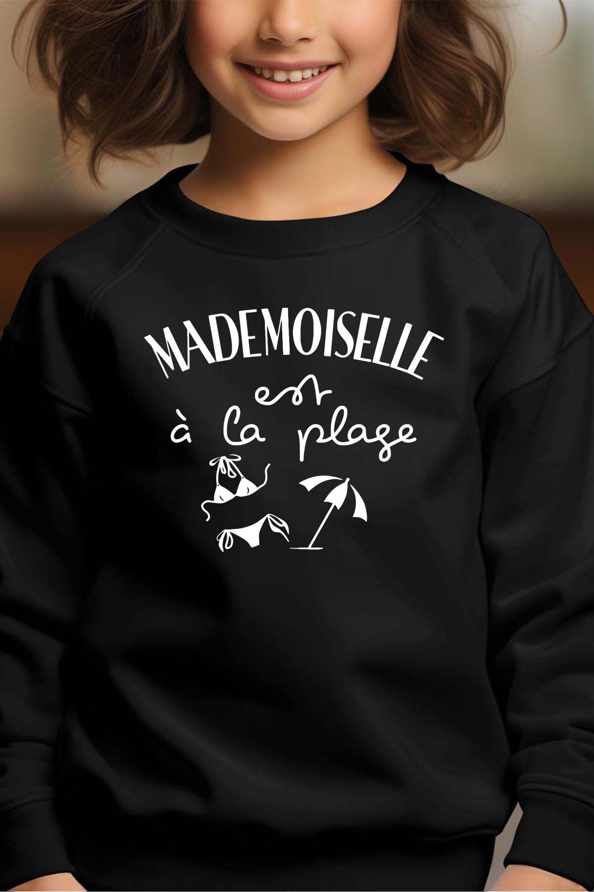 Grossiste I.A.L.D FRANCE - Mademoiselle plage - Sweat Col Rond Fille