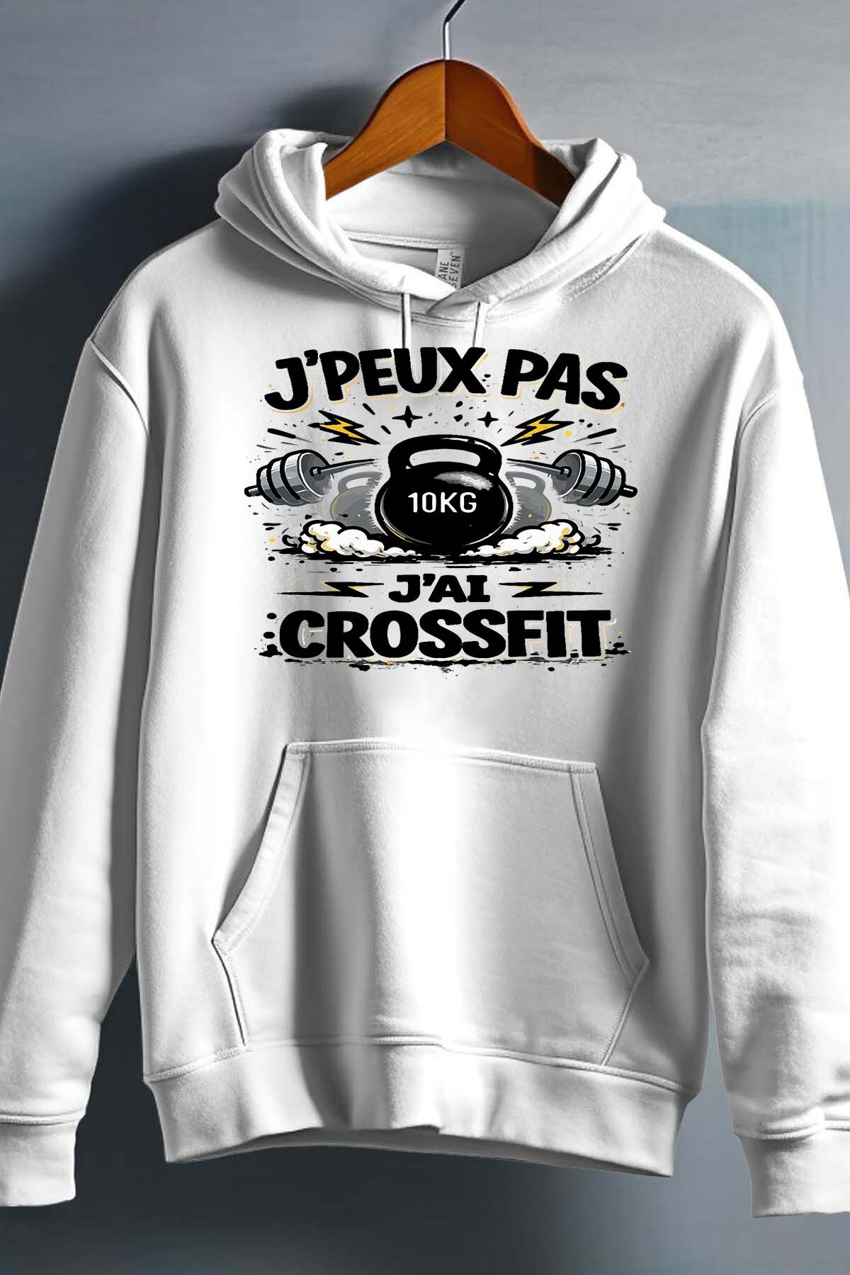 Grossiste I.A.L.D FRANCE - Peux pas... Crossfit Styl - Sweat Capuche Garçon