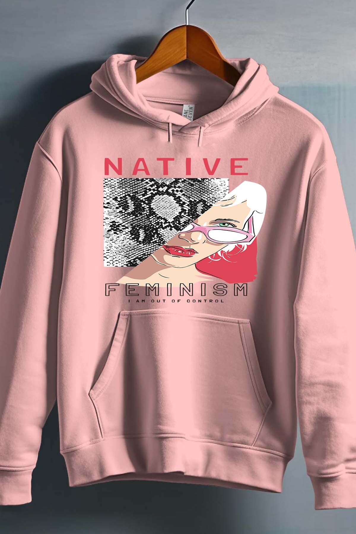 Grossiste I.A.L.D FRANCE - Native Feminism - Sweat Capuche Fille
