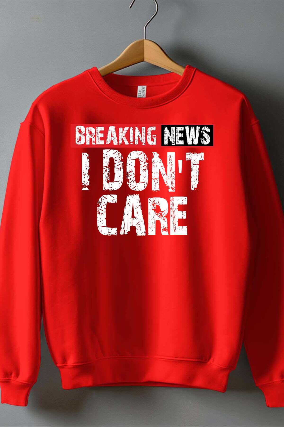 Grossiste I.A.L.D FRANCE - News  Dont Care - Sweat Col Rond Garçon
