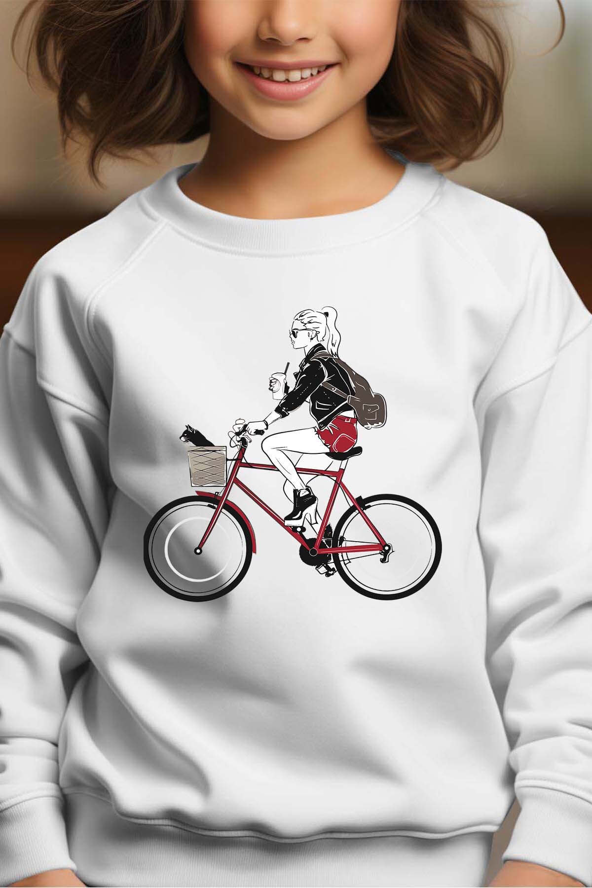 Großhändler I.A.L.D FRANCE - Balade Girl Flex - Rundhals-Sweatshirt für Mädchen