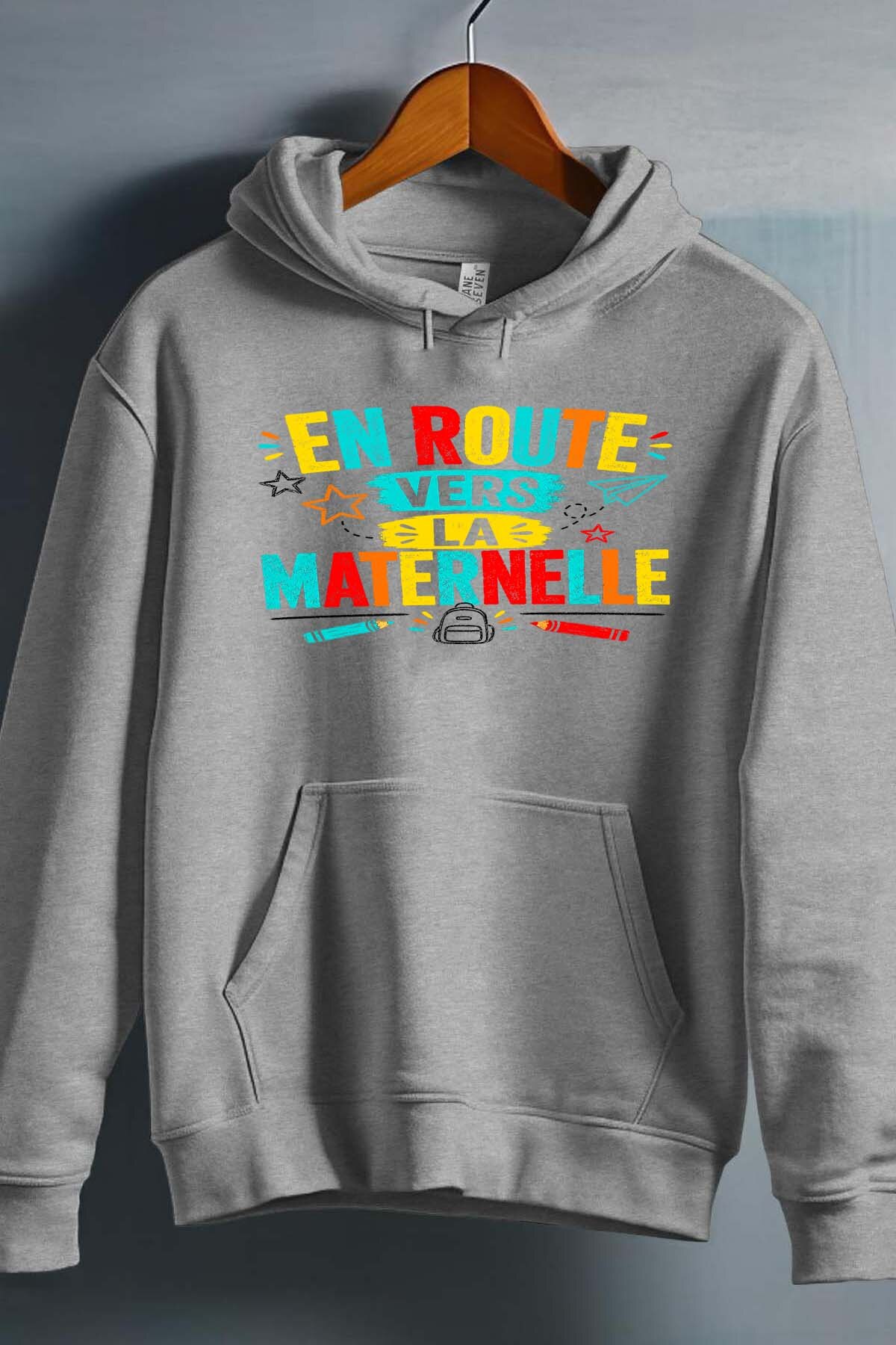 Grossiste I.A.L.D FRANCE - Route maternelle - Sweat Capuche Garçon
