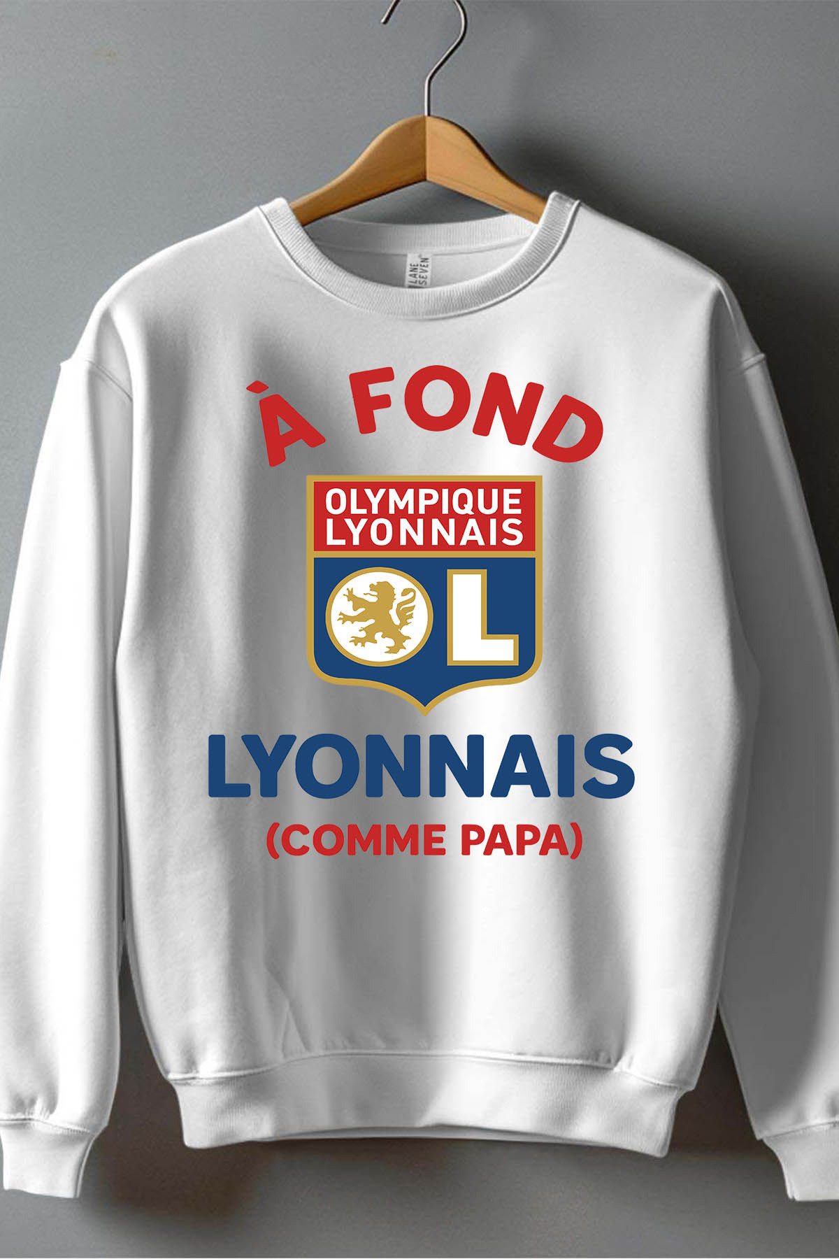 Wholesaler I.A.L.D FRANCE - Fond lyon papa - Crewneck sweatshirt Boy