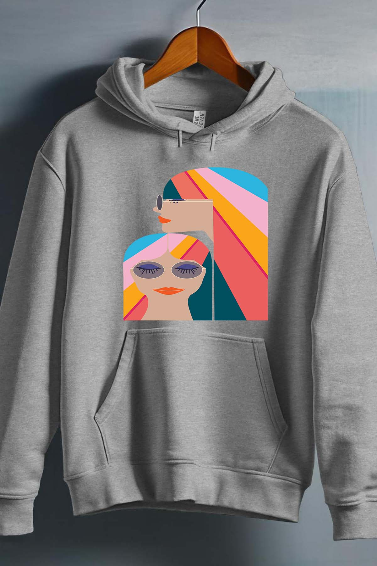 Grossiste I.A.L.D FRANCE - Profil face - Sweat Capuche Fille