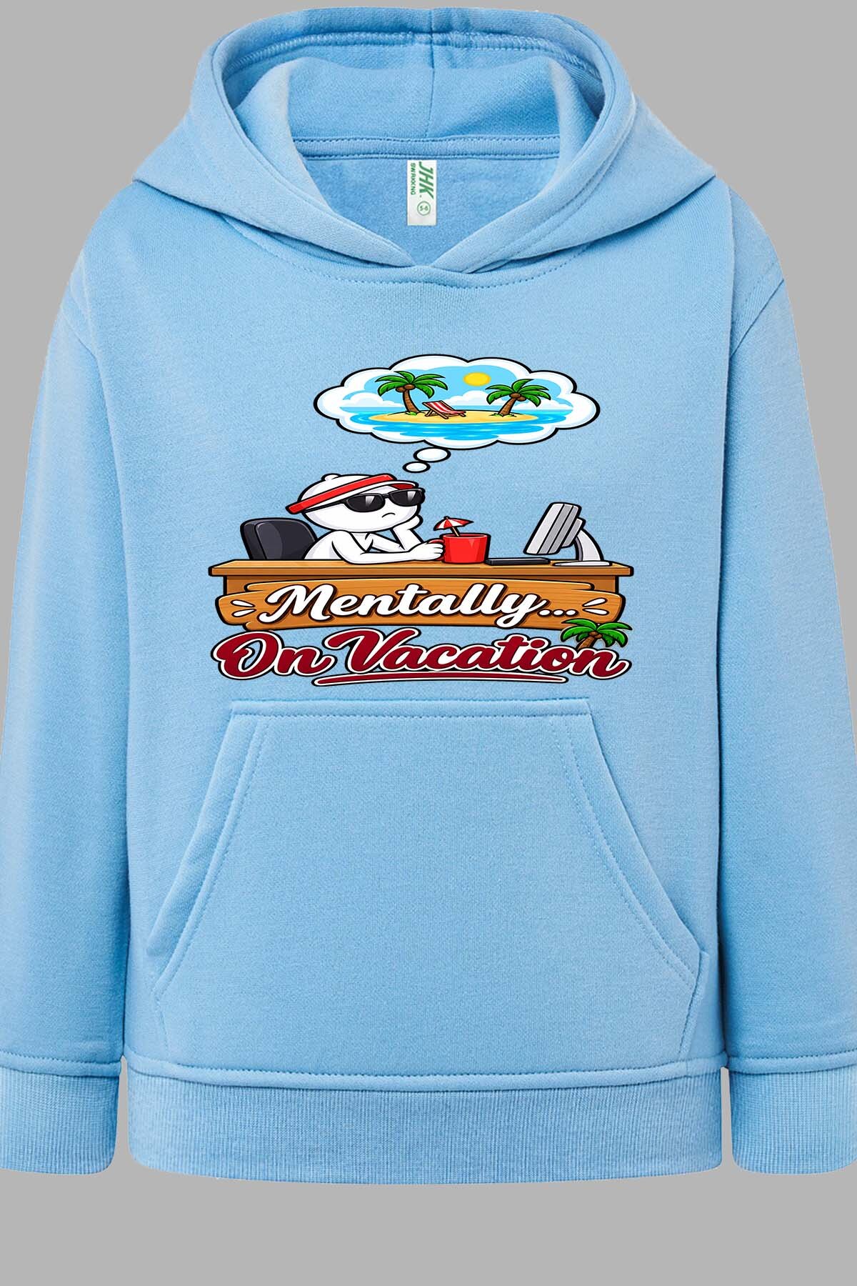 Mayorista I.A.L.D FRANCE - Mentalmente de vacaciones - Sudadera con Capucha Niño