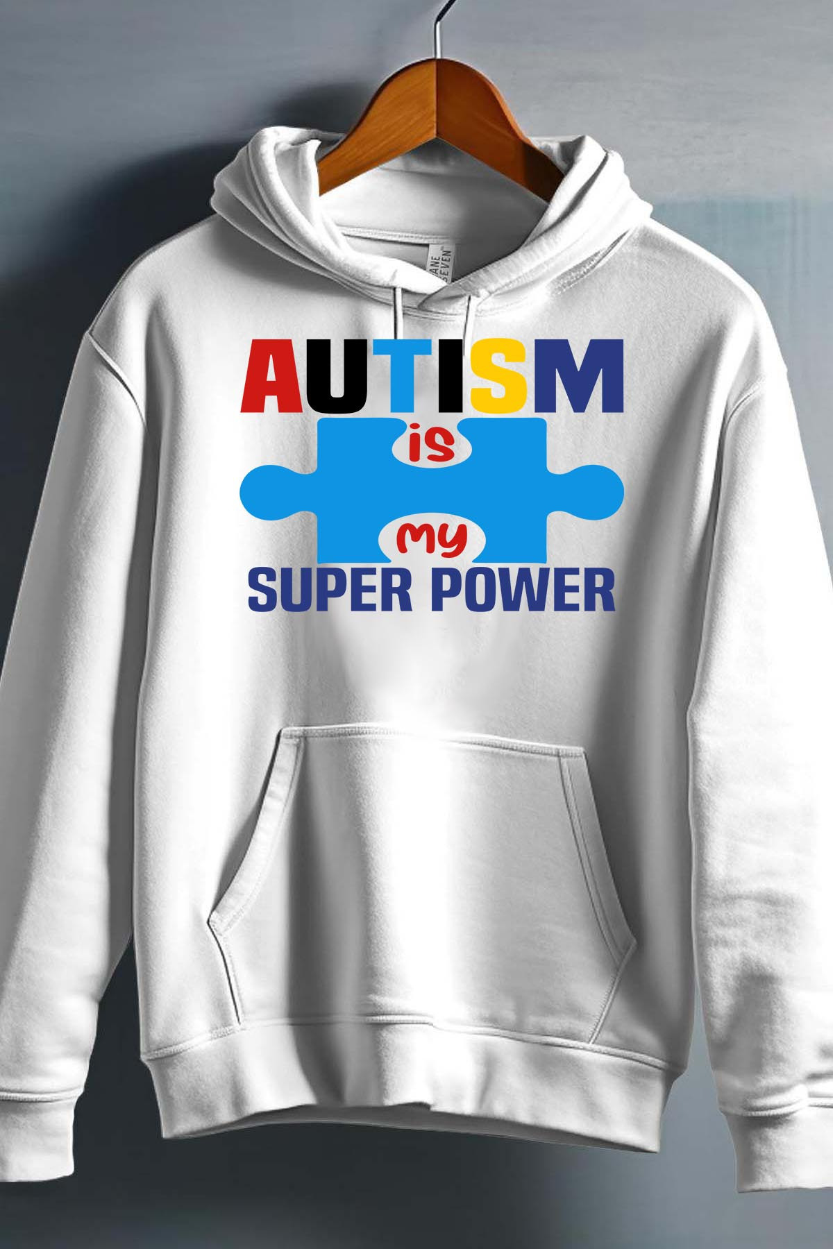 Wholesaler I.A.L.D FRANCE - Autism super power - Hooded sweatshirt Boy