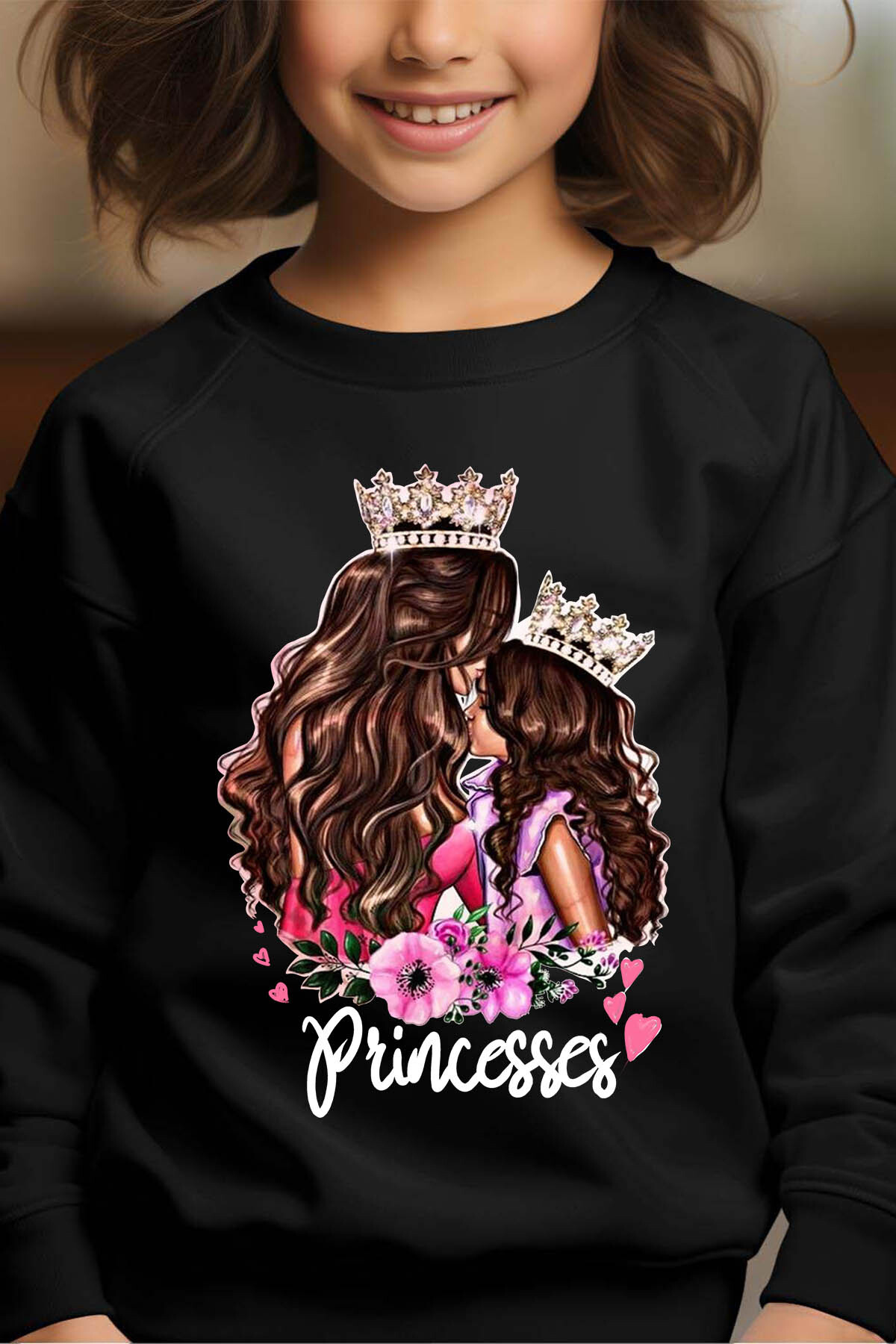Wholesaler I.A.L.D FRANCE - Princess duo BLANC - Crewneck sweatshirt Girl