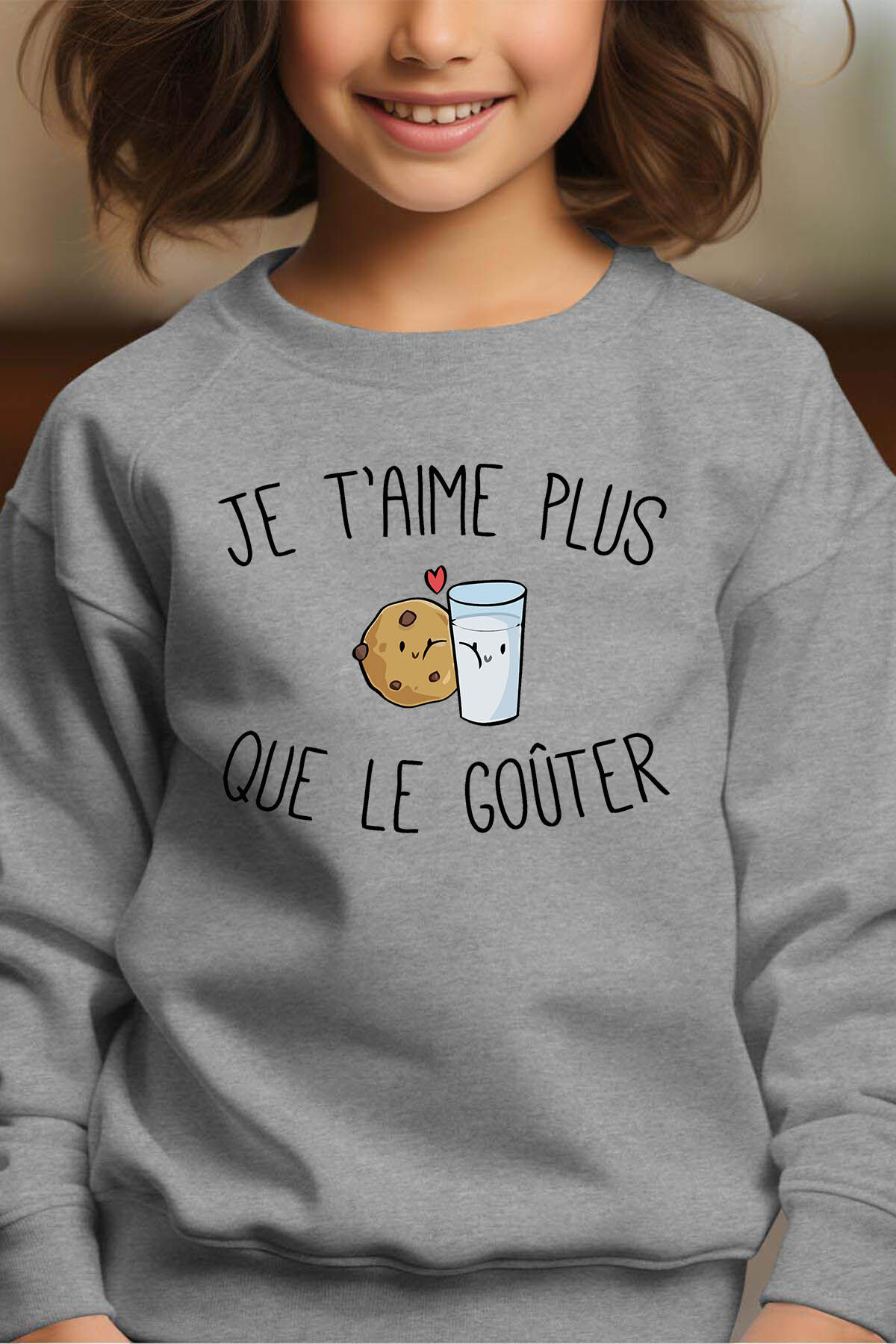 Wholesaler I.A.L.D FRANCE - Aime plus gouter - Crewneck sweatshirt Girl