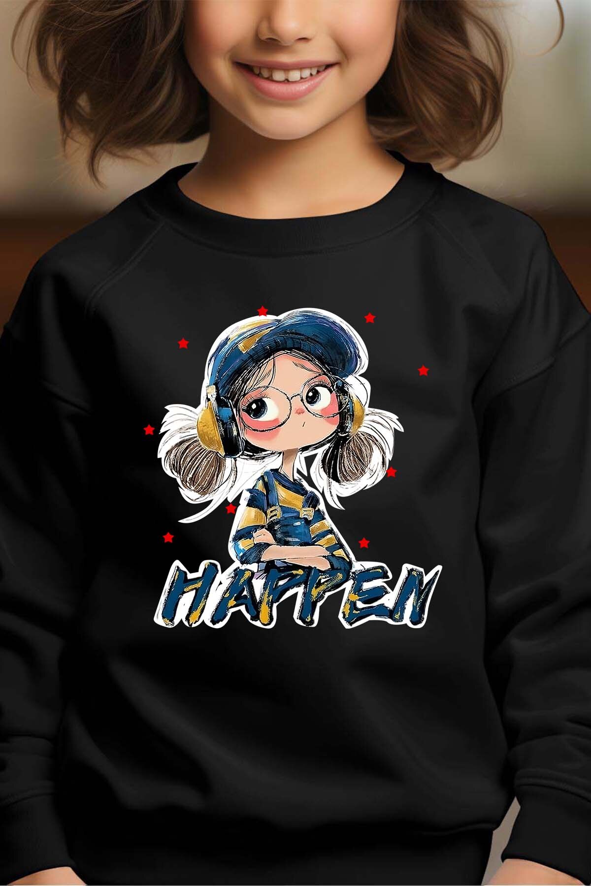 Grossiste I.A.L.D FRANCE - Make Happen - Sweat Col Rond Fille