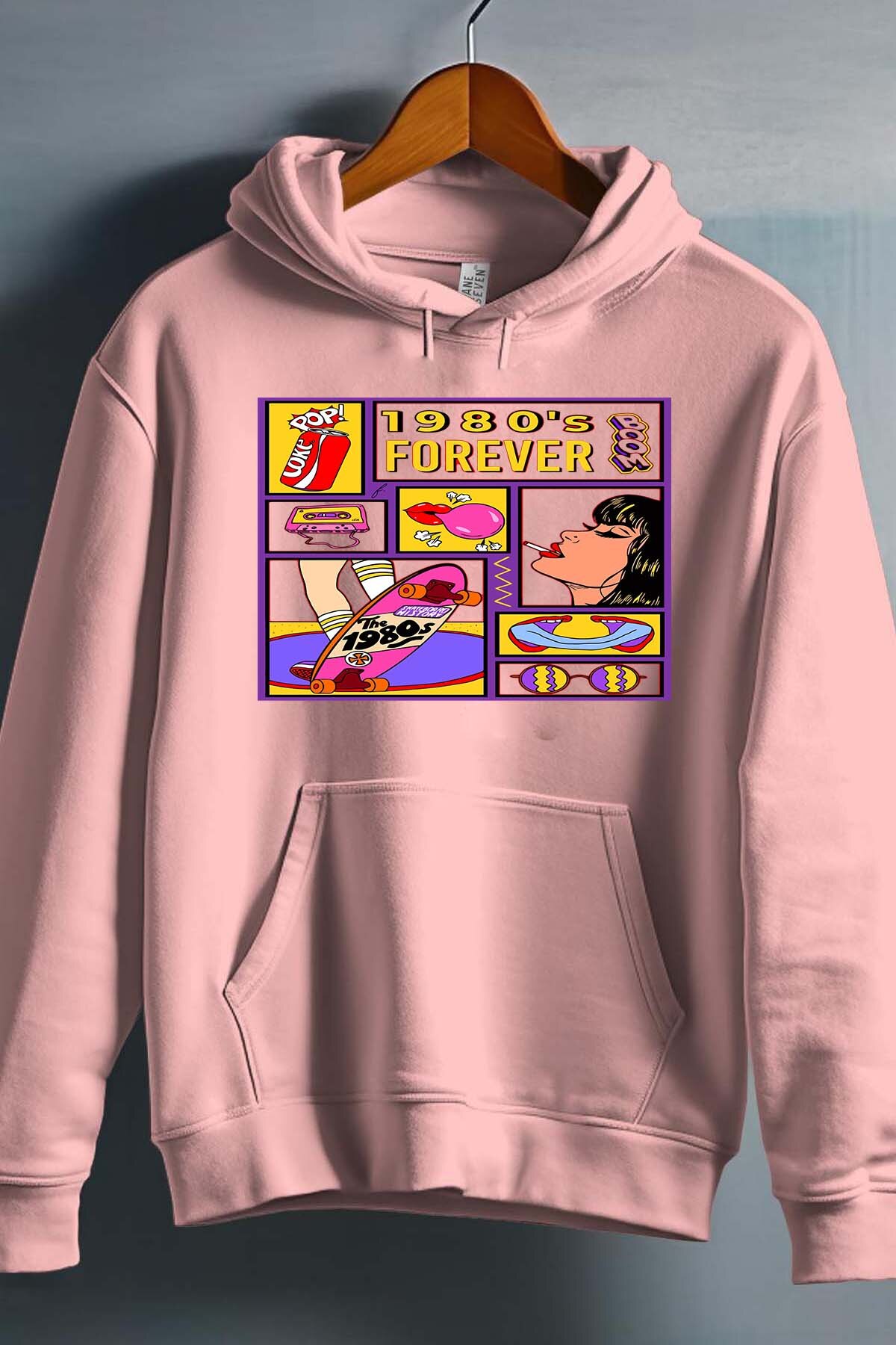 Grossiste I.A.L.D FRANCE - 1980 forever - Sweat Capuche Fille