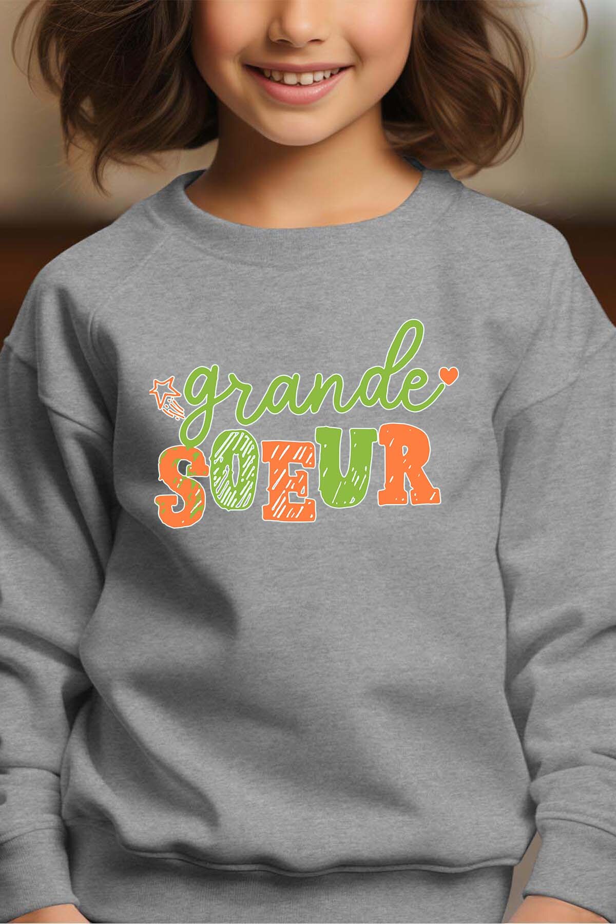 Grossiste I.A.L.D FRANCE - Future Grde Sœur - Sweat Col Rond Fille