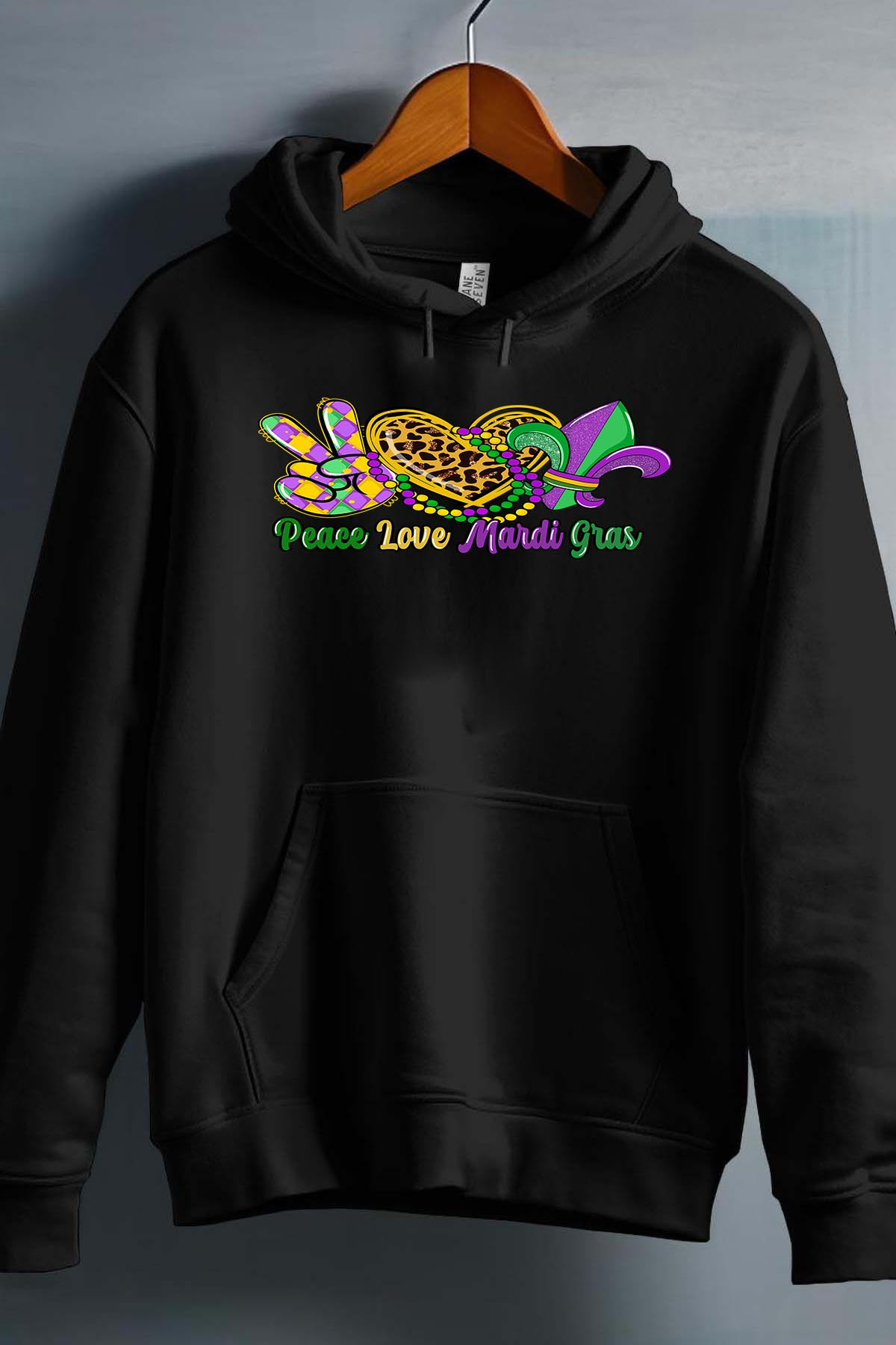 Wholesaler I.A.L.D FRANCE - Peace love Mardi - Hooded sweatshirt Girl