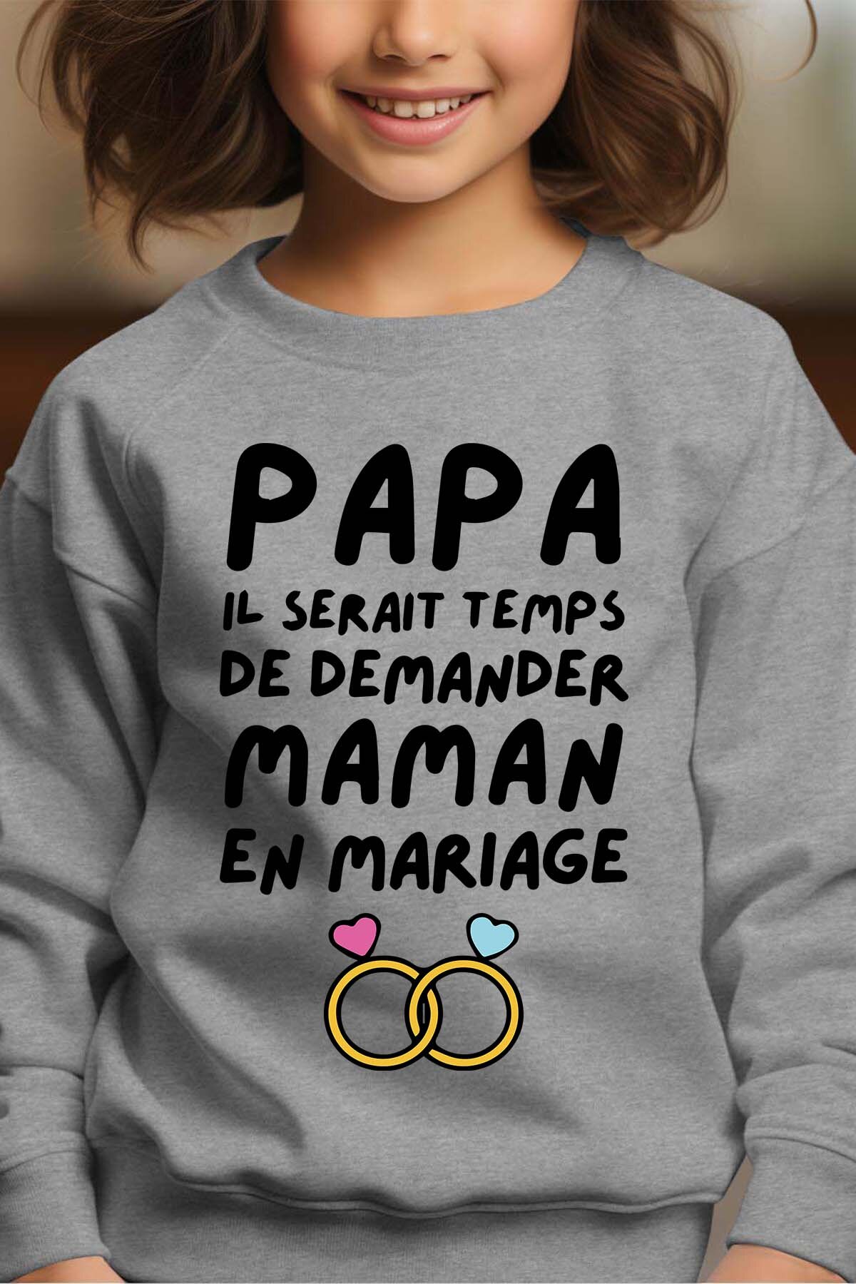 Wholesaler I.A.L.D FRANCE - Mariage Papa - Crewneck sweatshirt Girl