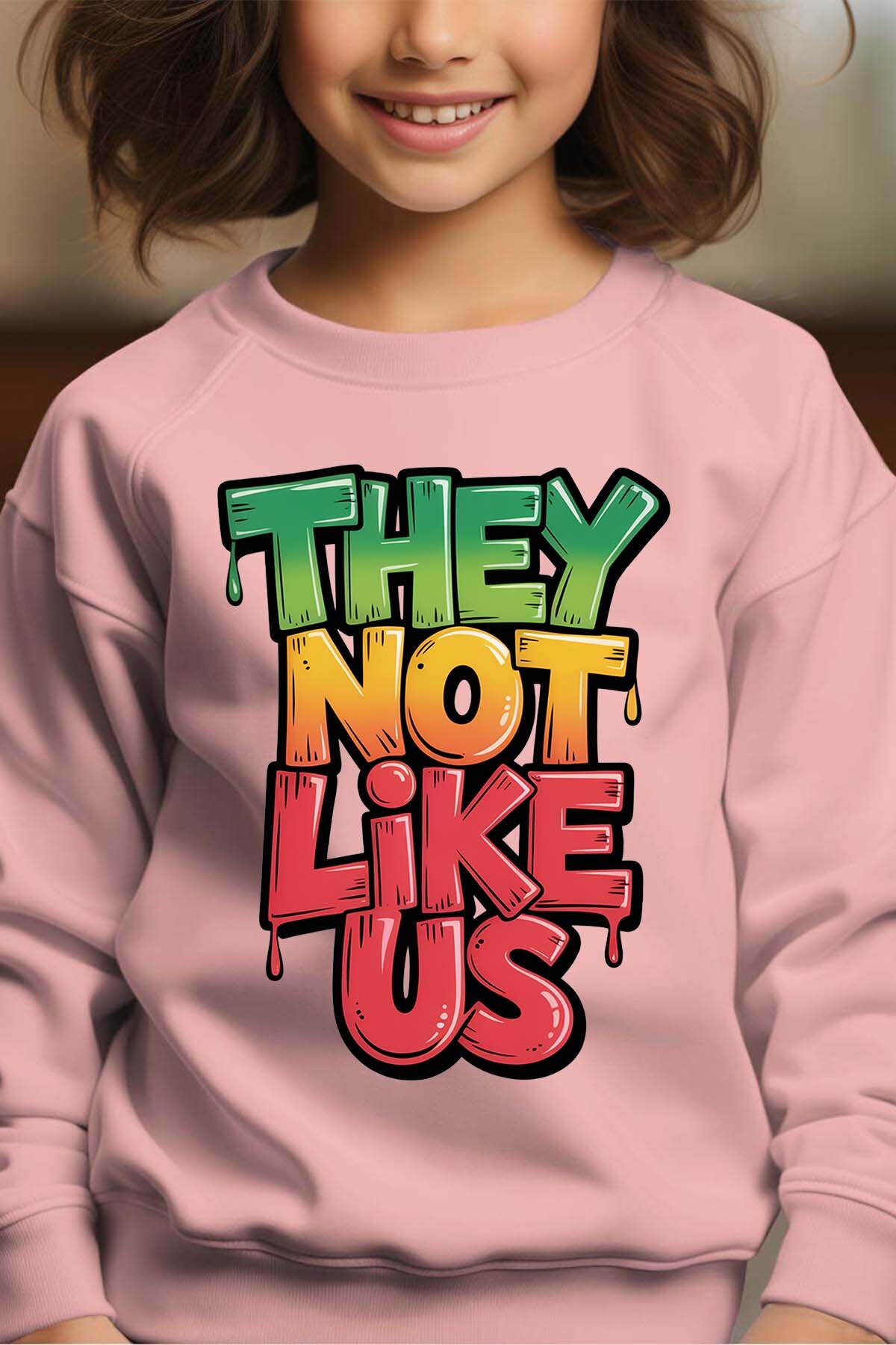 Mayorista I.A.L.D FRANCE - No les gusta - Sudadera con cuello redondo Niña