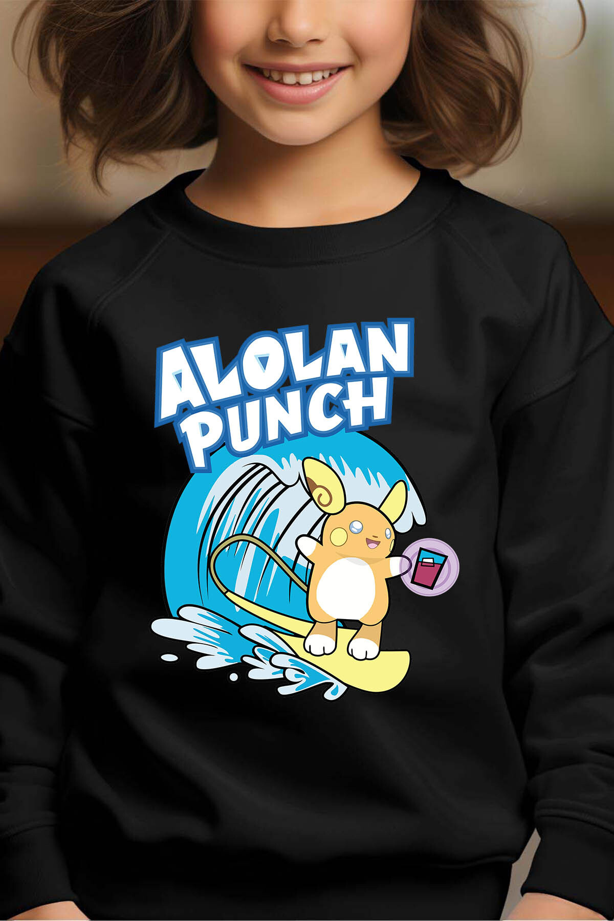 Grossiste I.A.L.D FRANCE - Alolan - Sweat Col Rond Fille