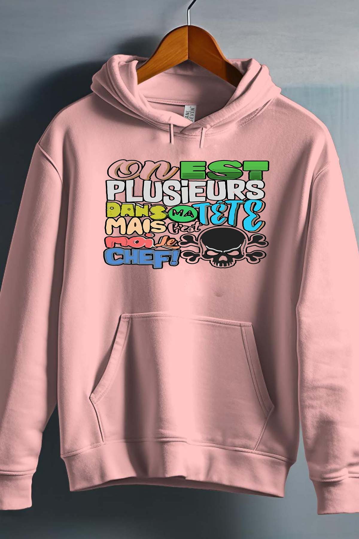 Großhändler I.A.L.D FRANCE - Ma tete farben – Kapuzenpullover für Mädchen