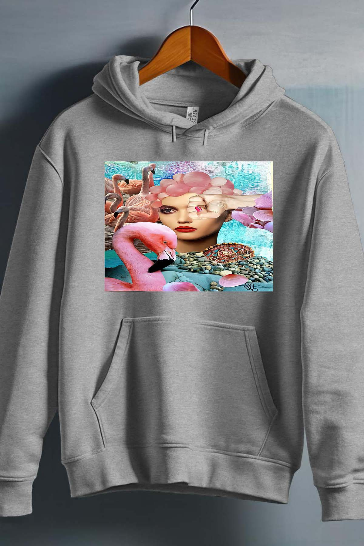 Grossiste I.A.L.D FRANCE - Flamingo - Sweat Capuche Fille