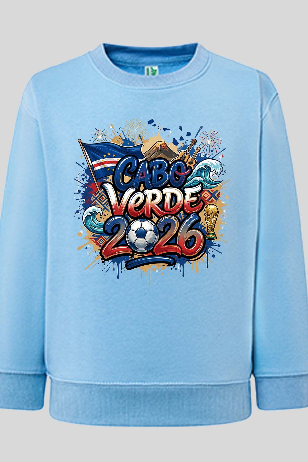 Grossiste I.A.L.D FRANCE - Cdm26 Cabo Verde - Sweat Col Rond Garçon