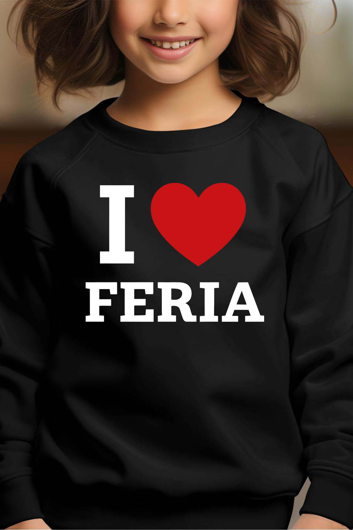Großhändler I.A.L.D FRANCE - Ich liebe Feria - Round Girl Sweatshirt