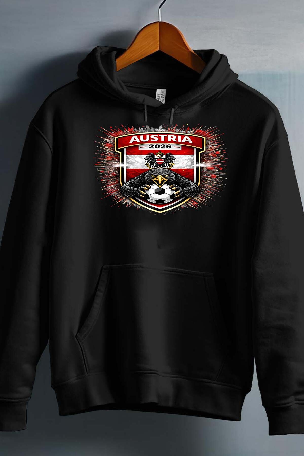 Grossiste I.A.L.D FRANCE - Patch Austria - Sweat Capuche Garçon