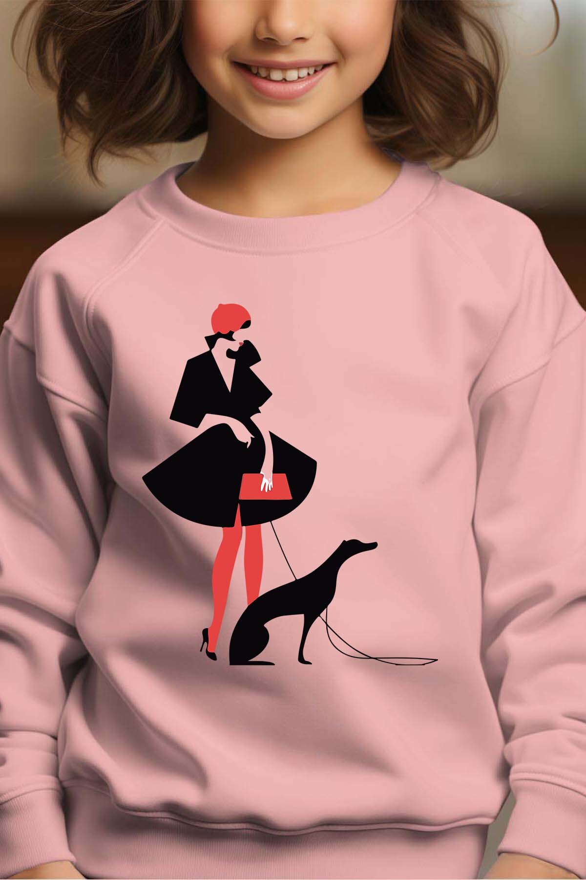 Wholesaler I.A.L.D FRANCE - Red Walk - Crewneck sweatshirt Girl