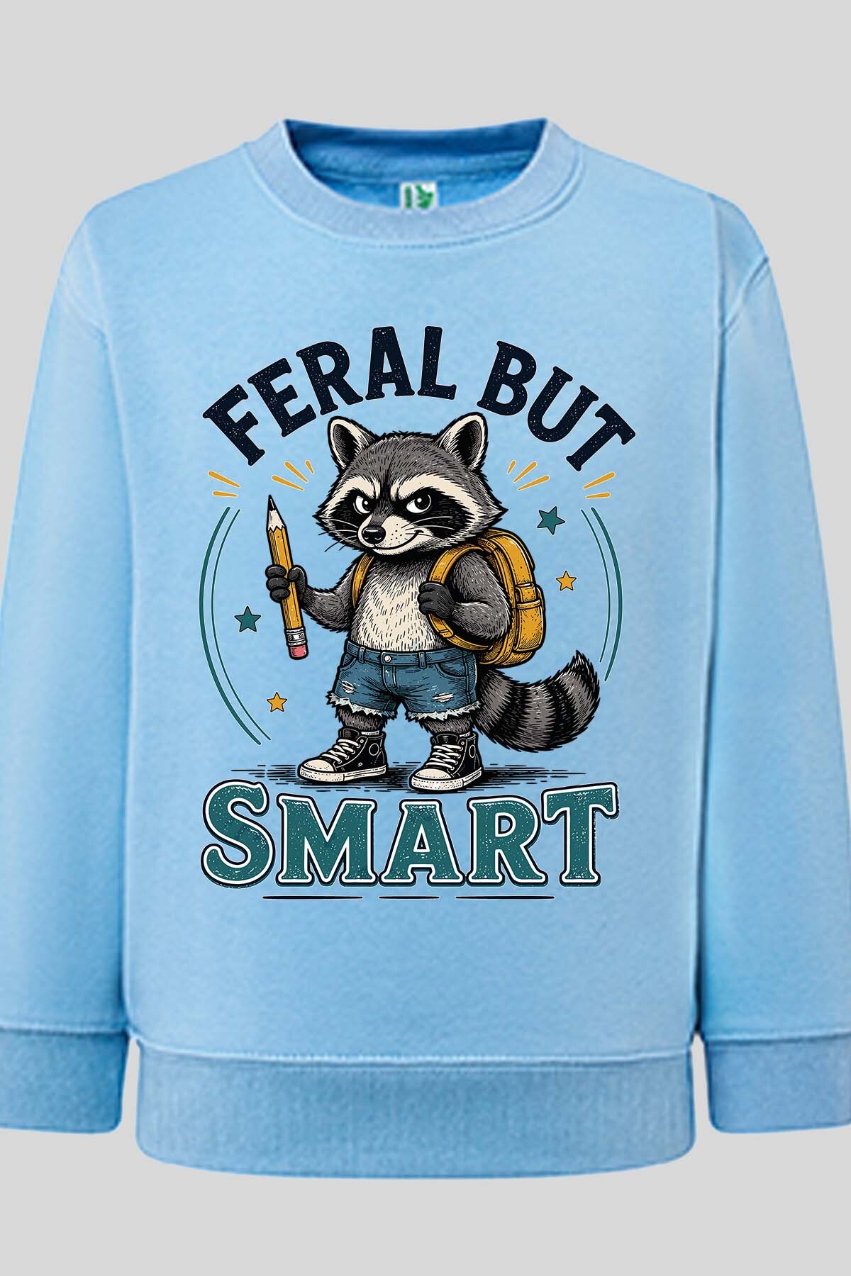 Grossiste I.A.L.D FRANCE - Feral but smart - Sweat Col Rond Garçon